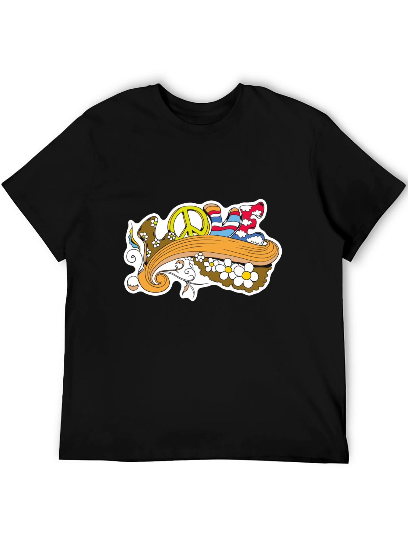 Retro Love T-Shirt - Peace and Style