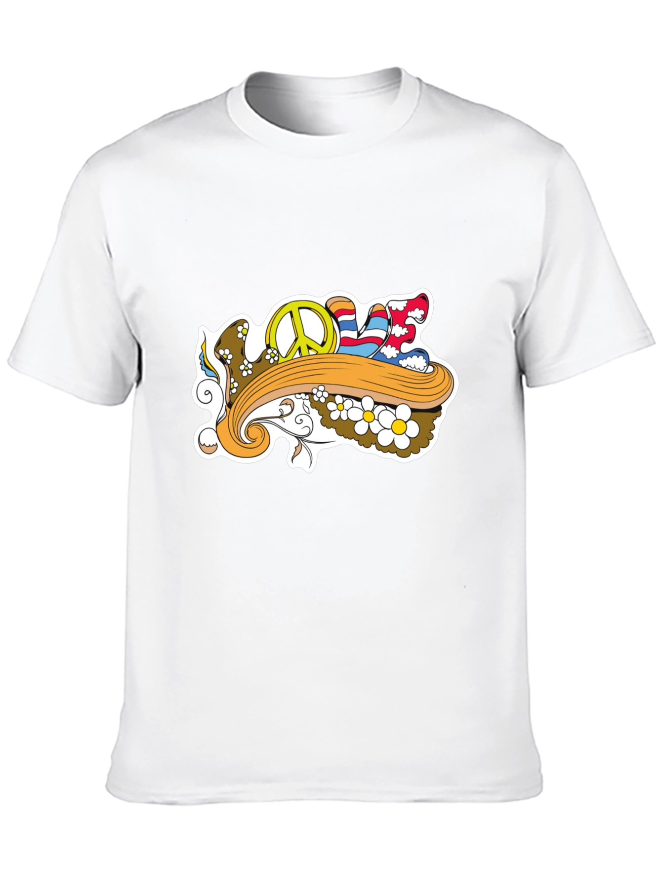 Retro Love T-Shirt - Peace and Style