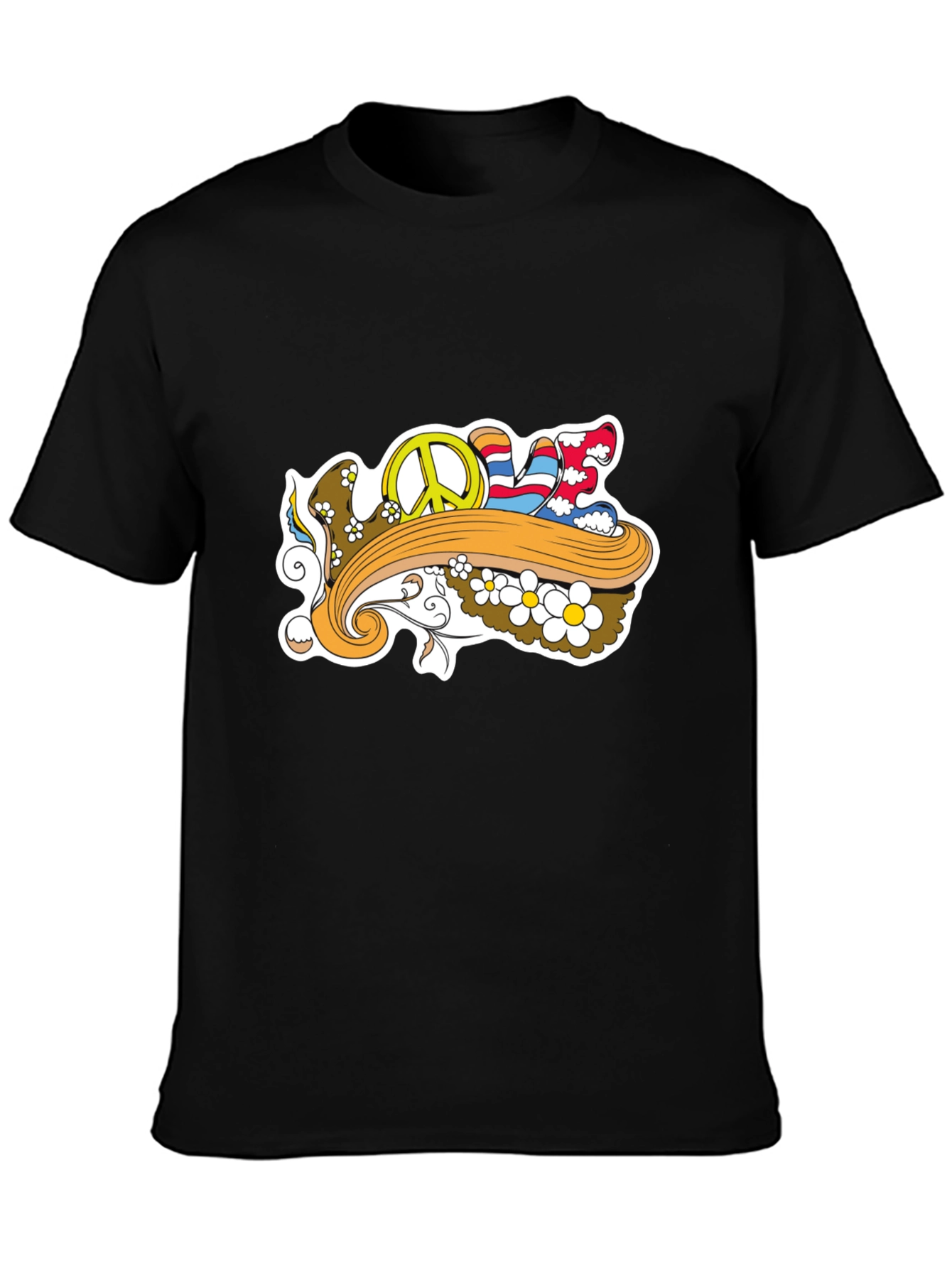Retro Love T-Shirt - Peace and Style