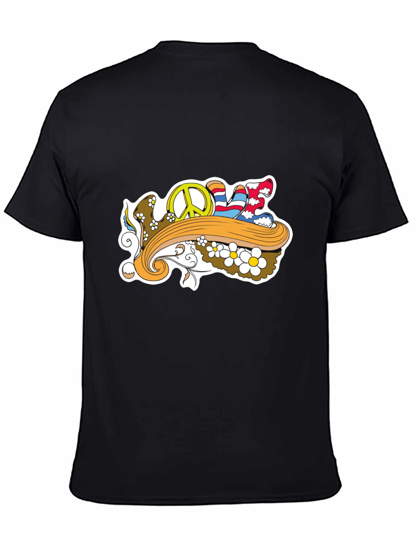 Retro Love T-Shirt - Peace and Style