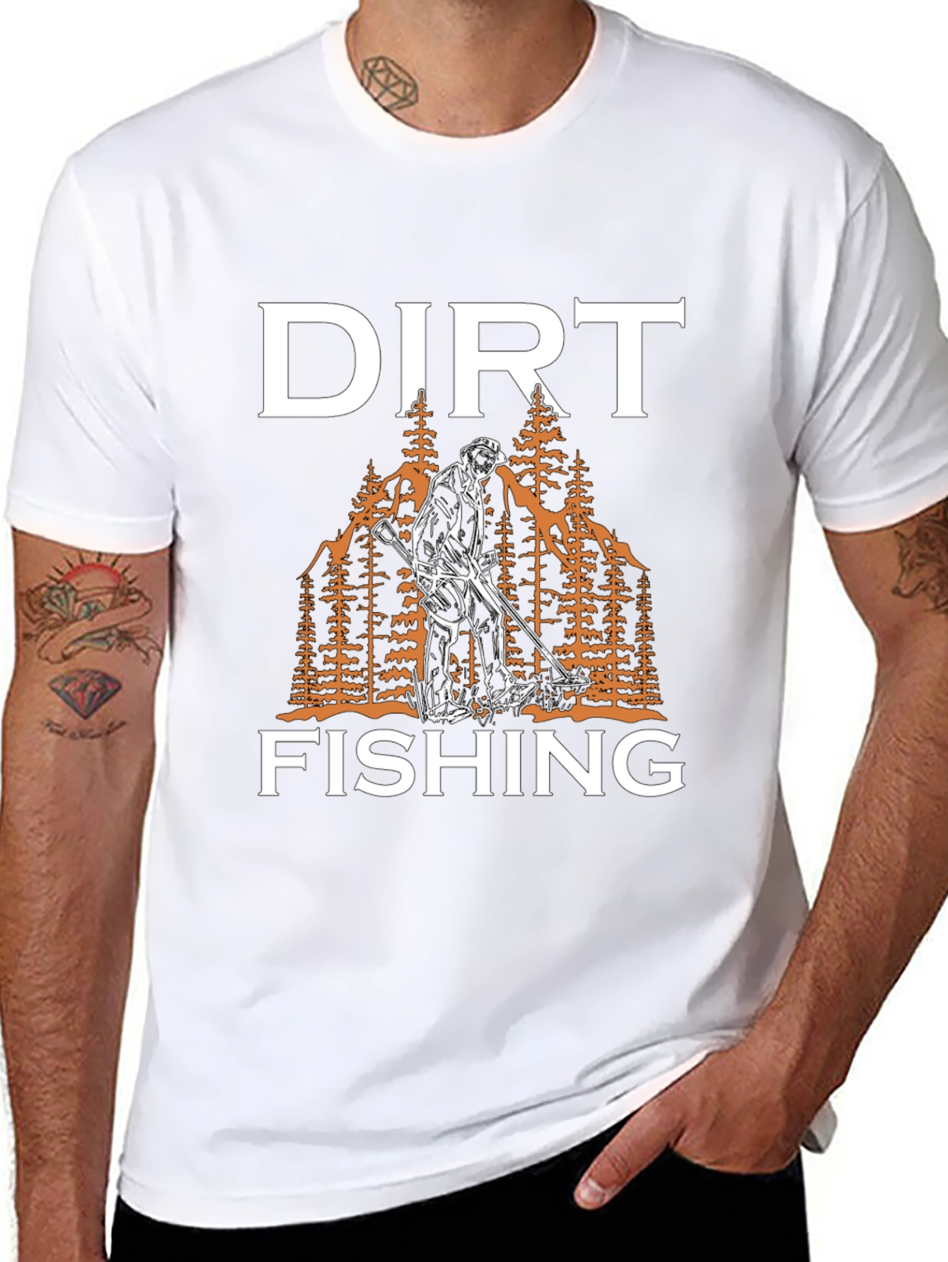 Dirt Fishing T-Shirt - Metal Detecting Apparel