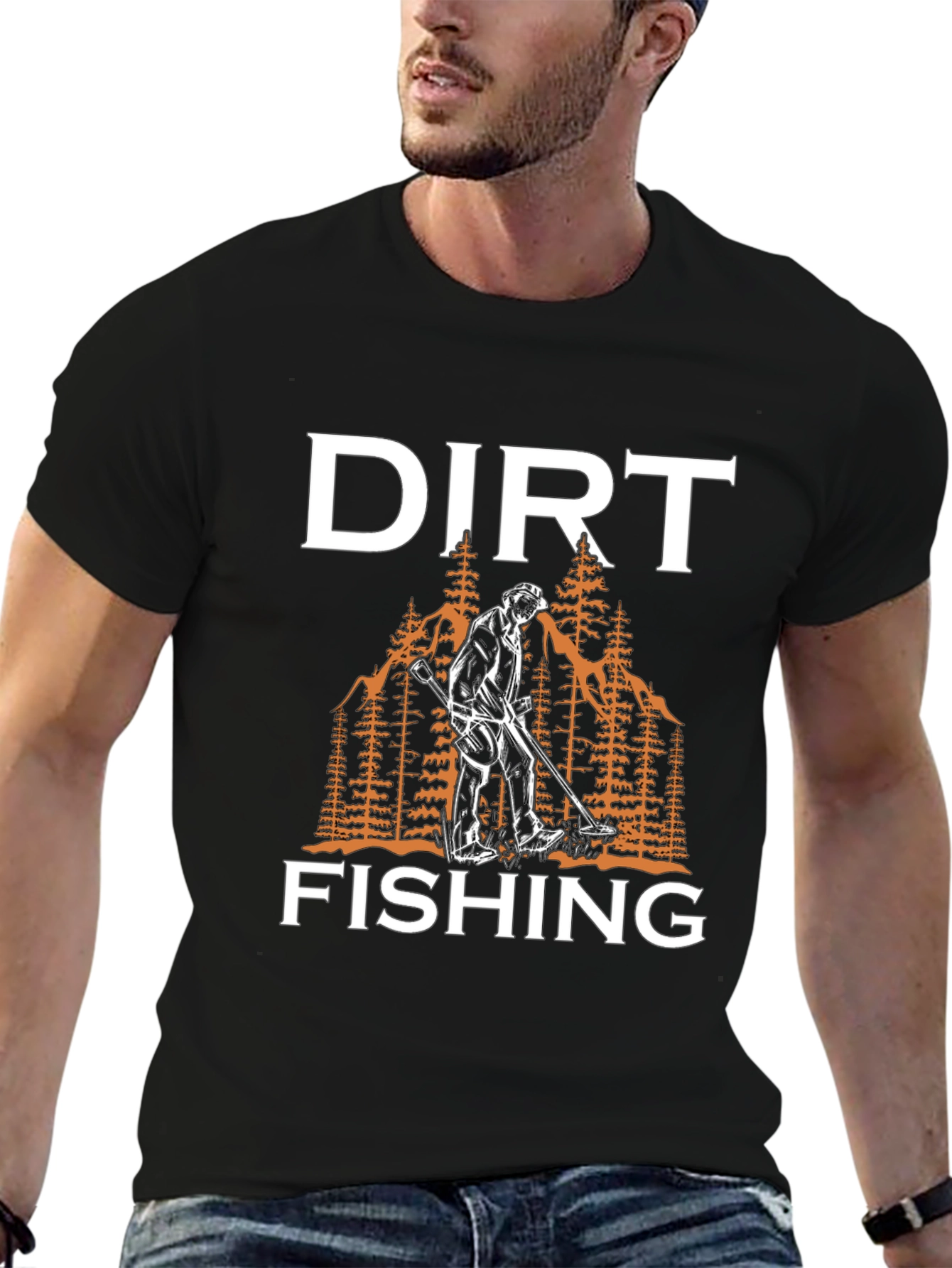 Dirt Fishing T-Shirt - Metal Detecting Apparel