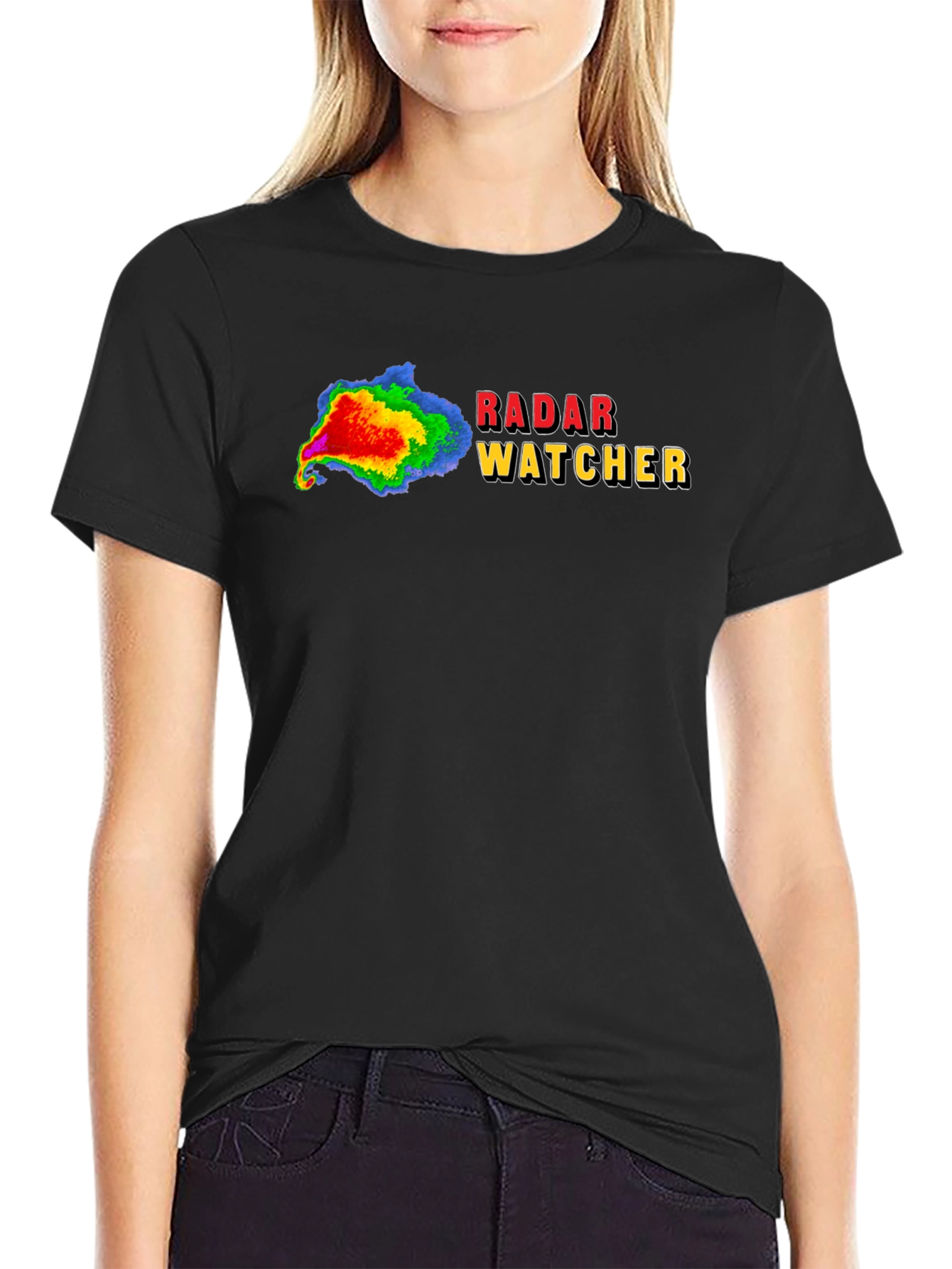 Radar Watcher Black T-Shirt