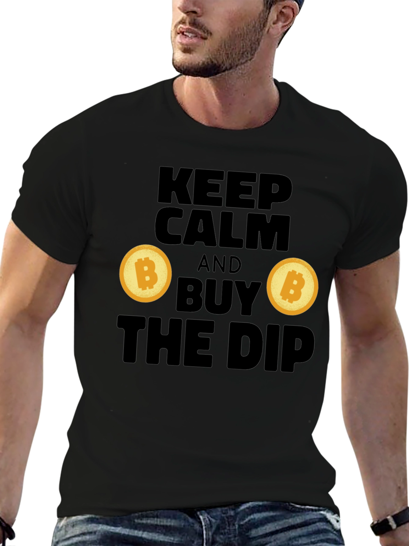 Keep Calm and Buy the Dip Crypto T-Shirt