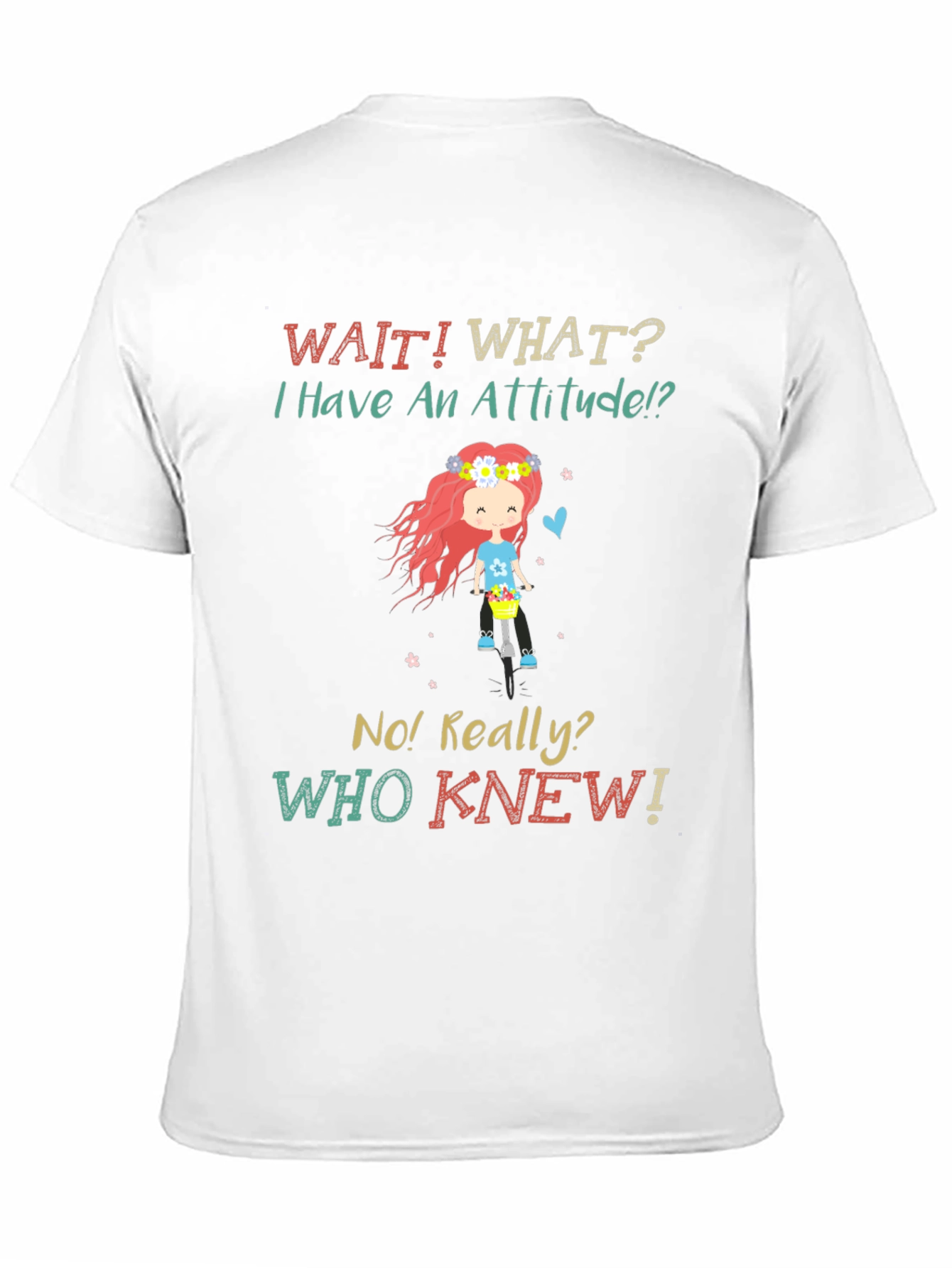Attitude Novelty Graphic T-Shirt