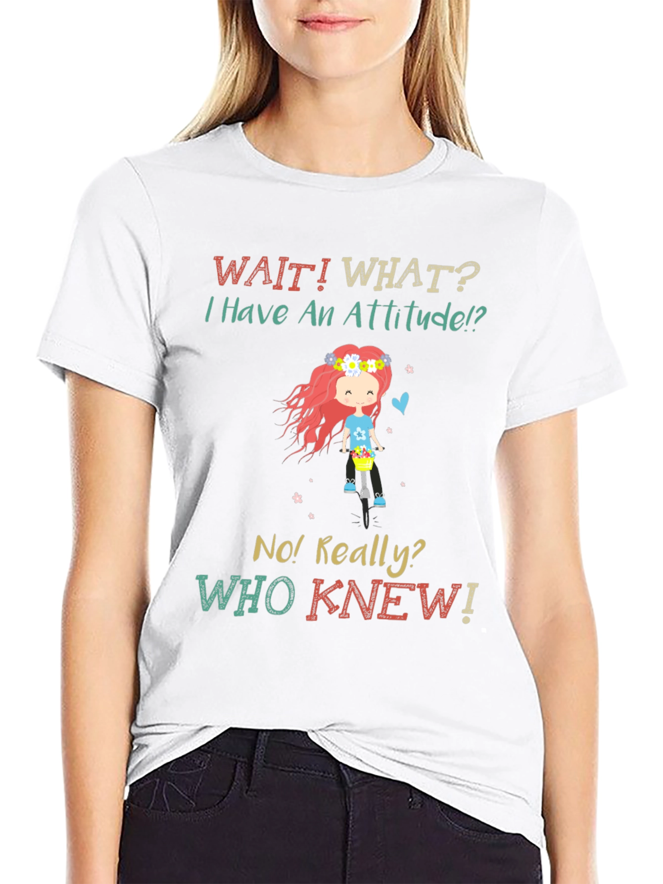 Attitude Novelty Graphic T-Shirt