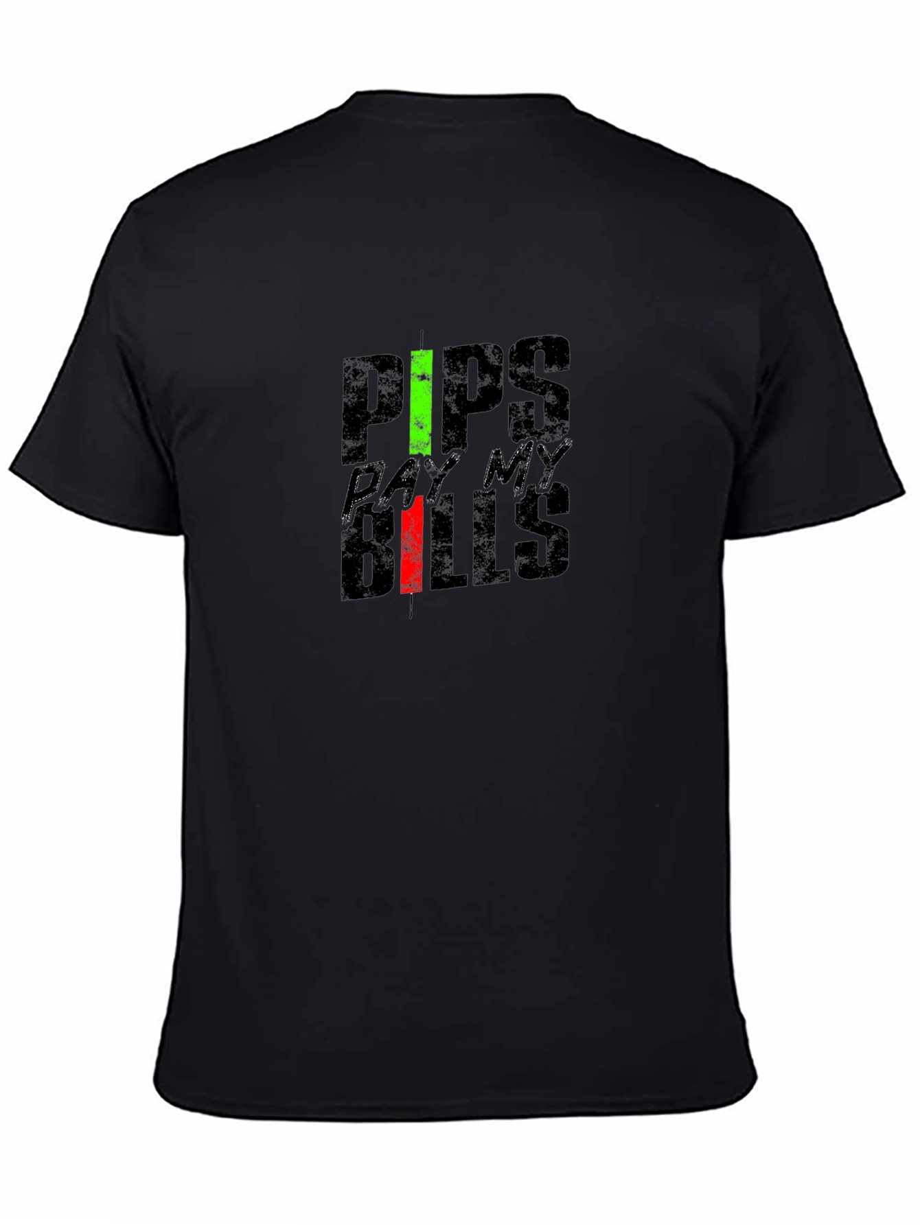 PIPS Pay My Bills Black T-Shirt