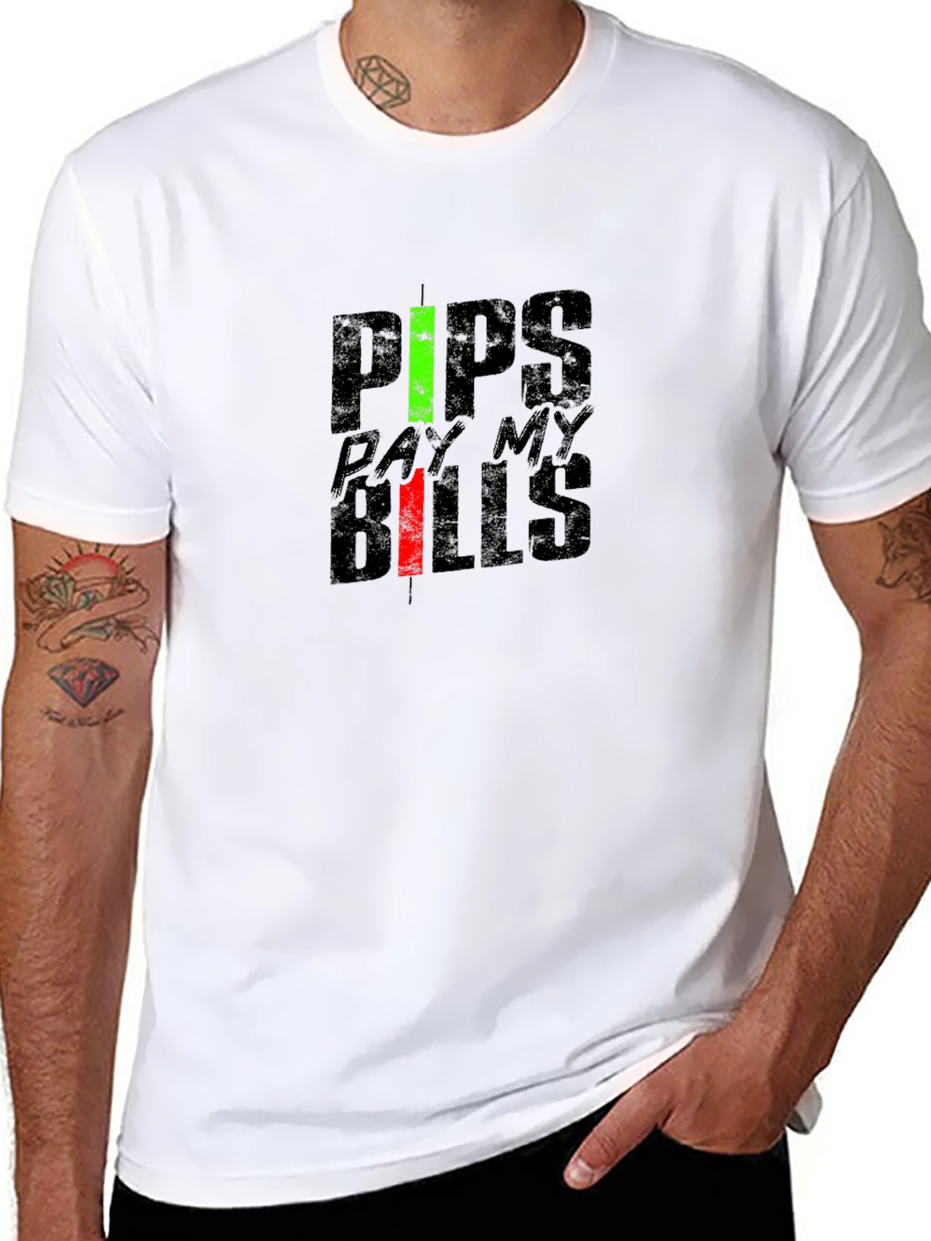 PIPS Pay My Bills Black T-Shirt