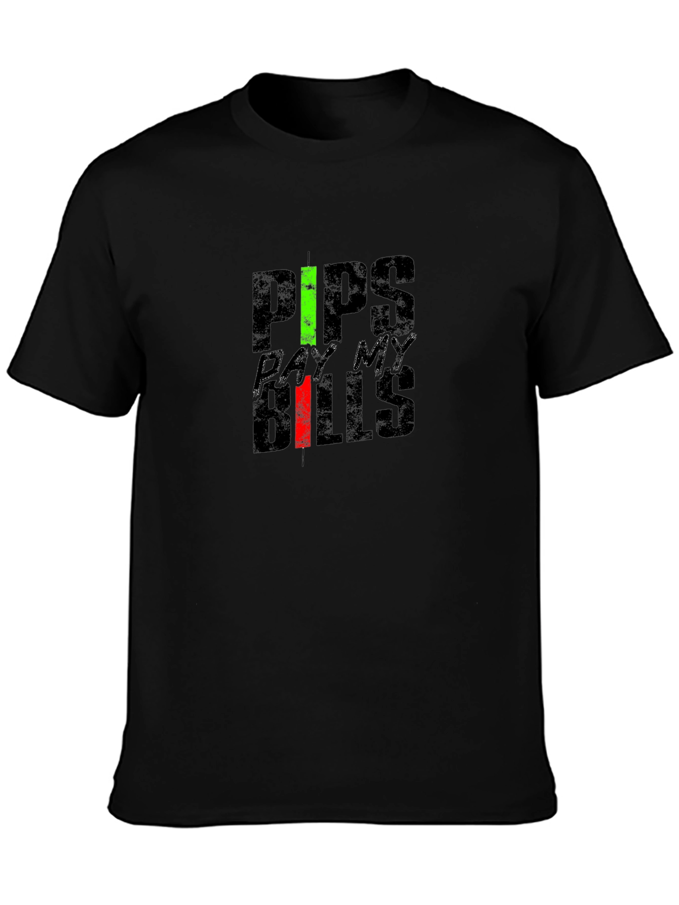 PIPS Pay My Bills Black T-Shirt