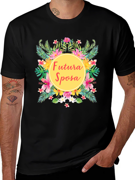 Futura Sposa Floral T-Shirt - Bride To Be Tee