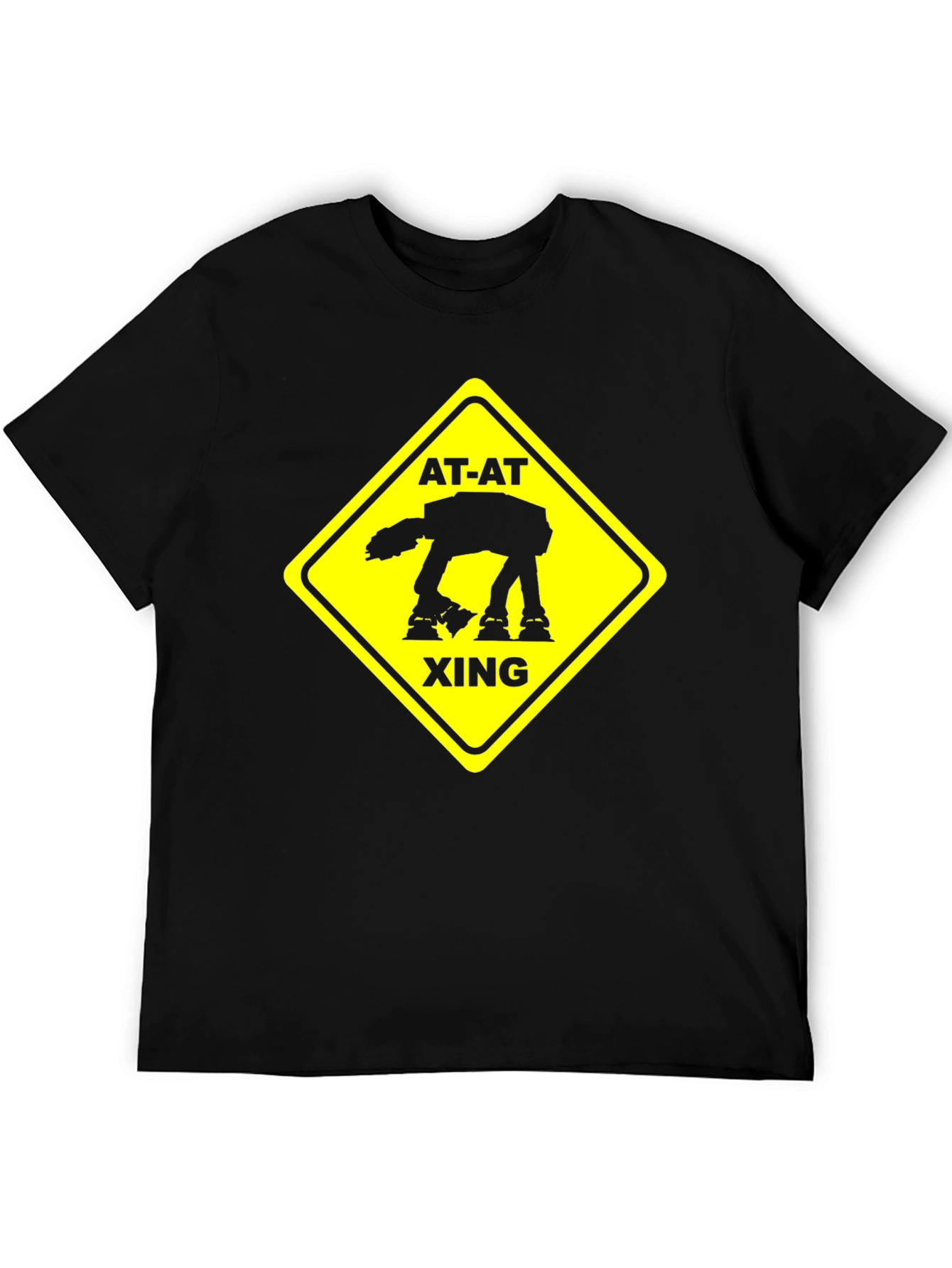 Star Wars AT-AT Xing Mens Black T-Shirt