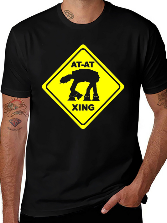 Star Wars AT-AT Xing Mens Black T-Shirt
