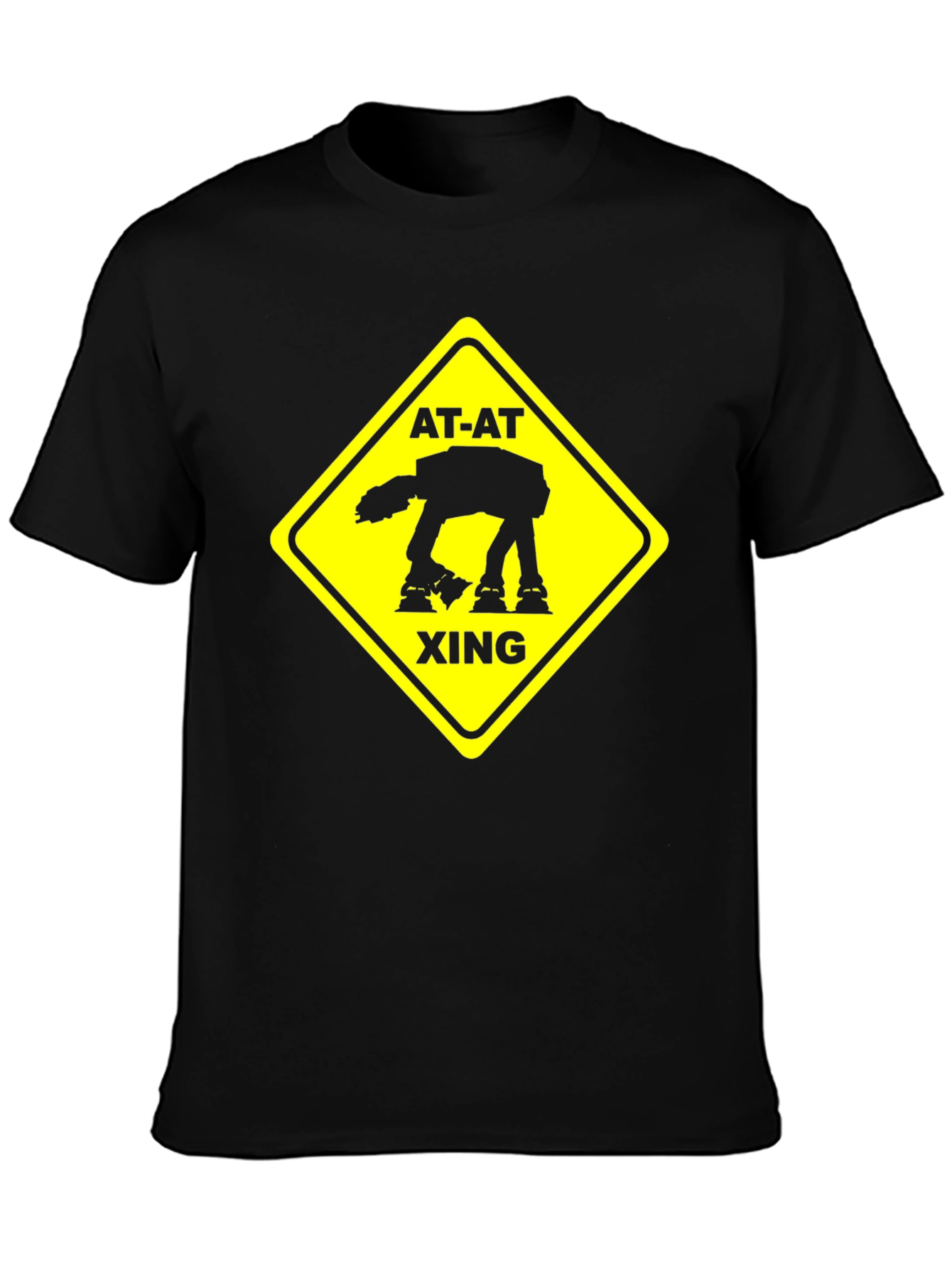 Star Wars AT-AT Xing Mens Black T-Shirt