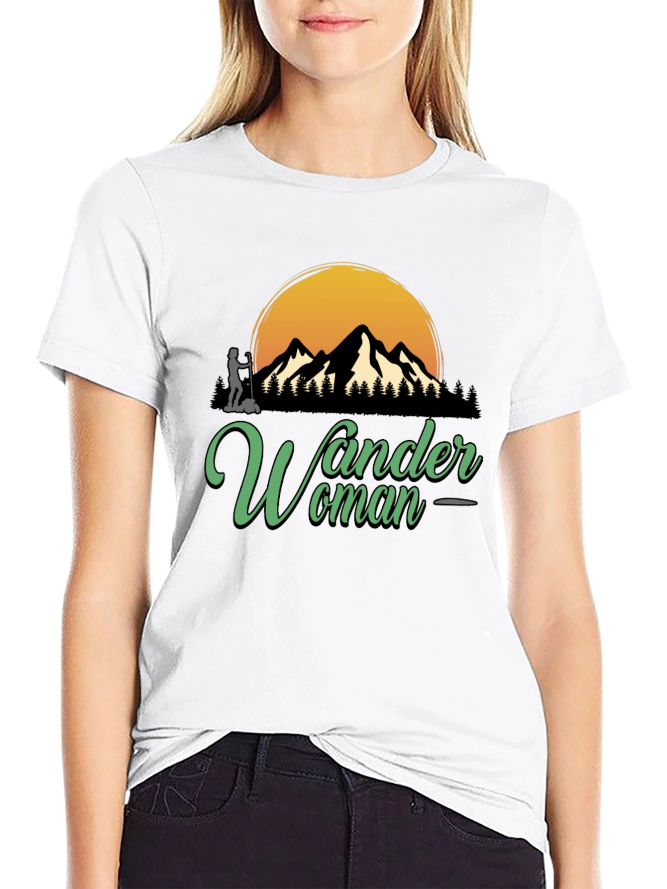 Wander Woman Graphic Tee: Adventure & Style