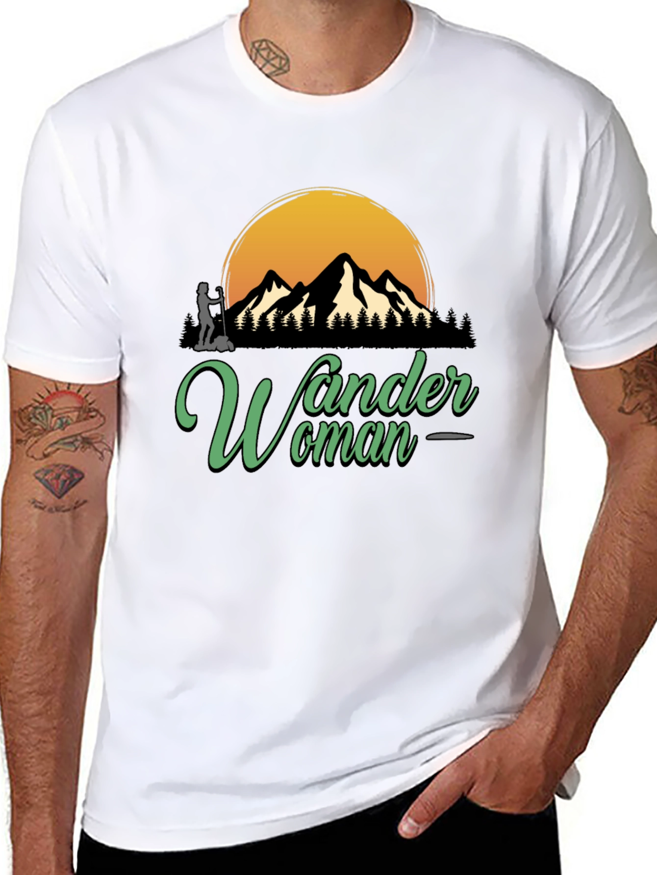 Wander Woman Graphic Tee: Adventure & Style