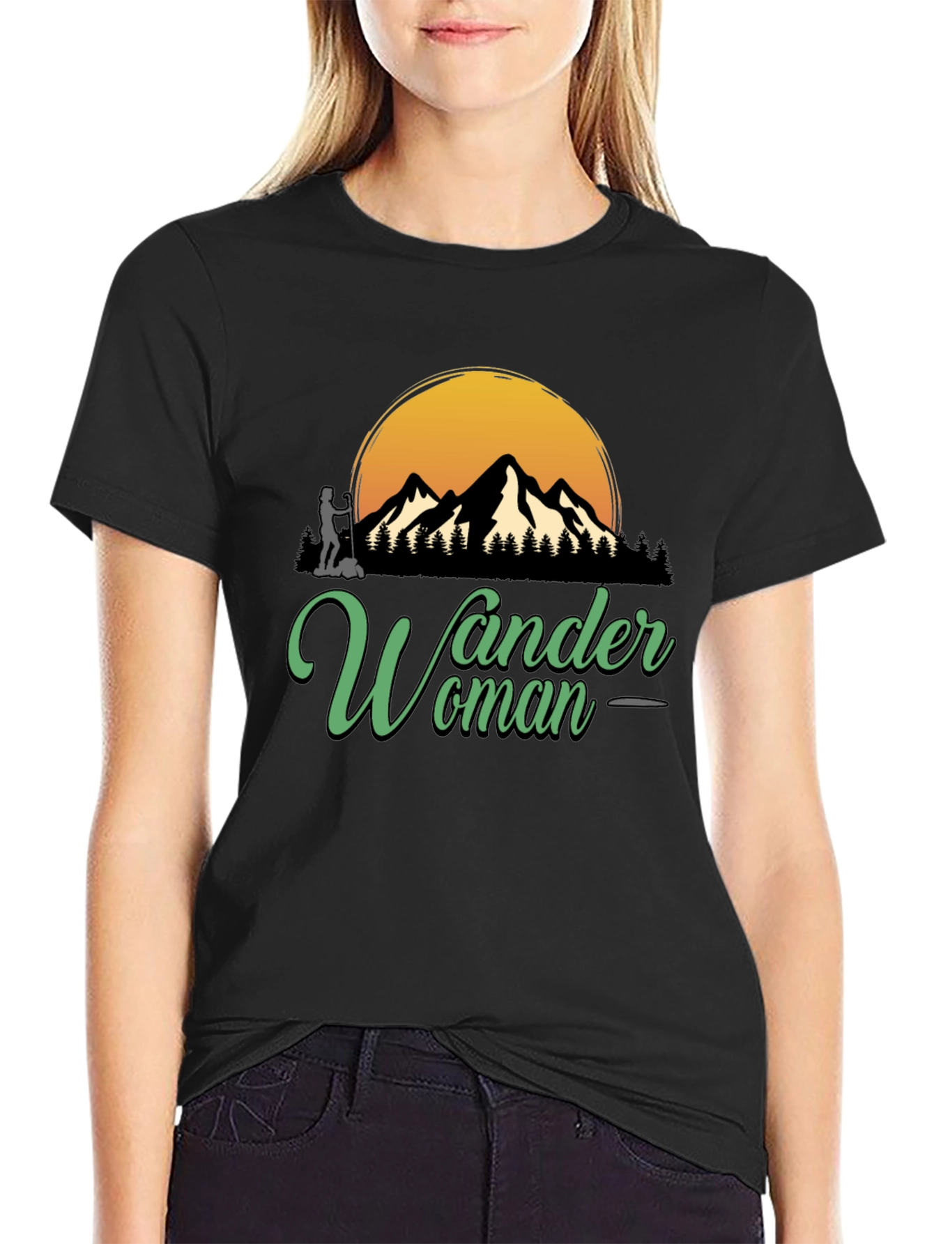Wander Woman Graphic Tee: Adventure & Style