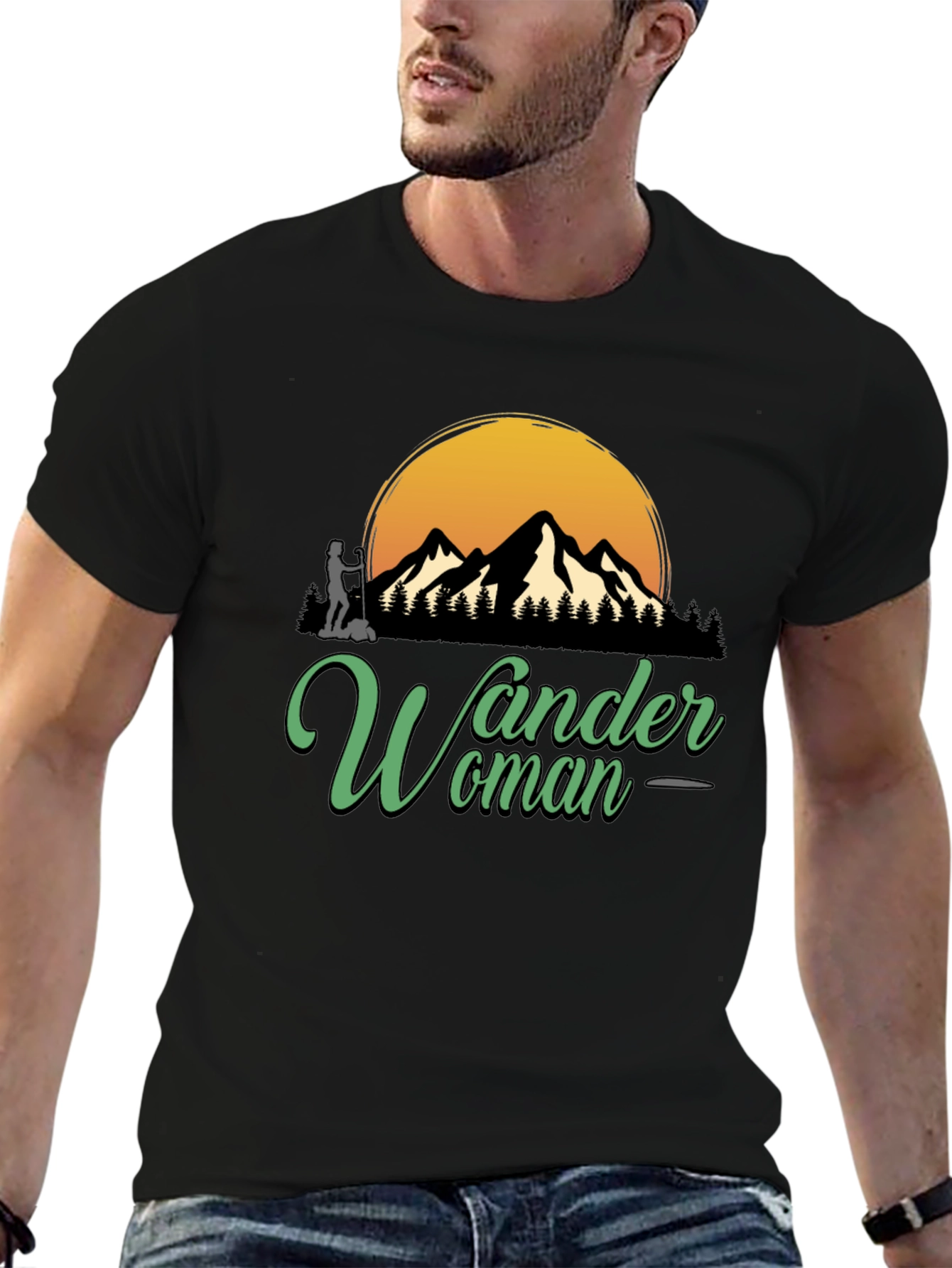 Wander Woman Graphic Tee: Adventure & Style