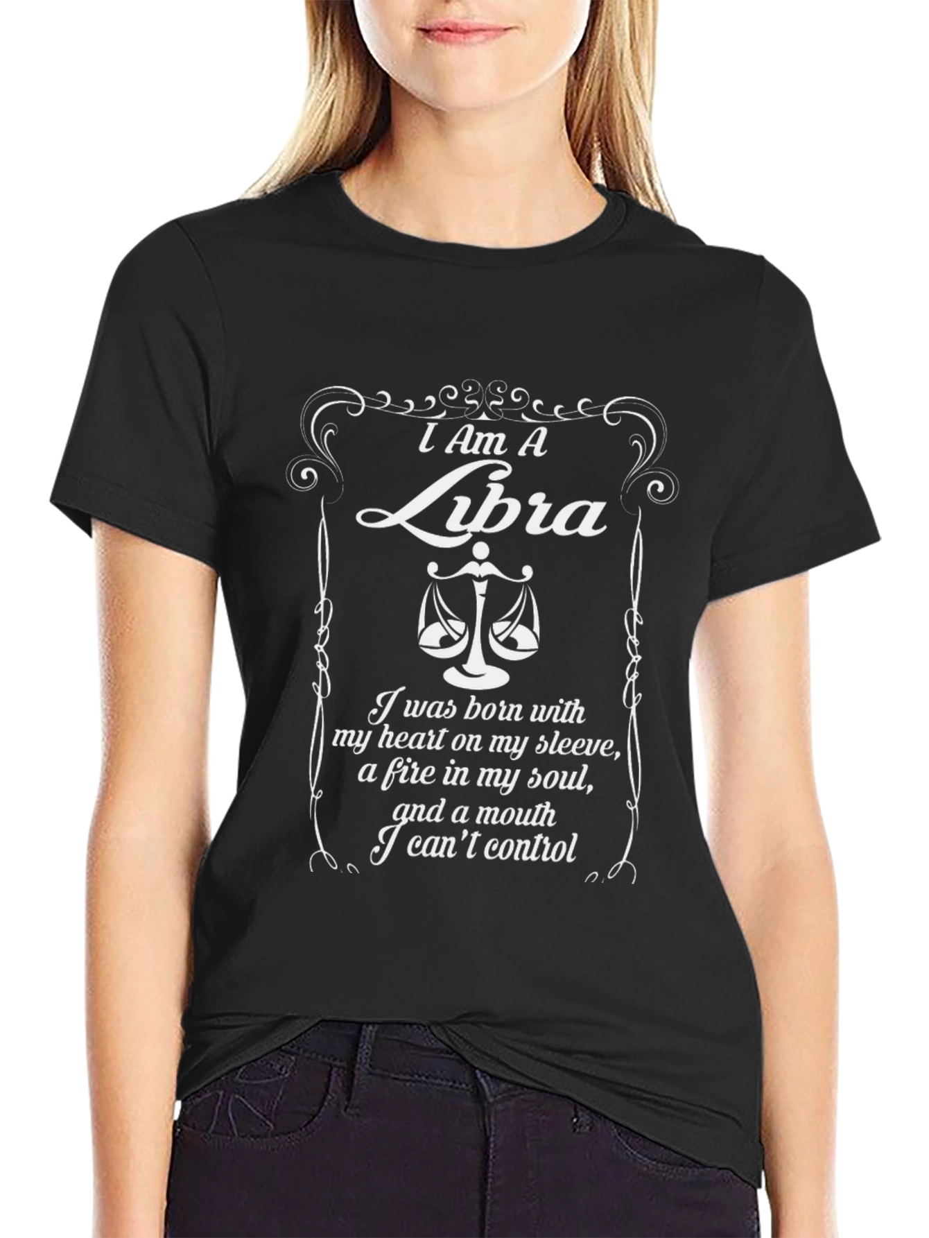 I Am A Libra T-Shirt Zodiac Astrology Graphic Tee