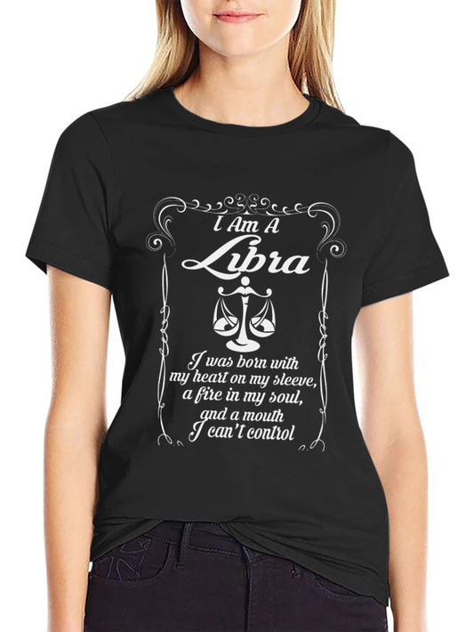I Am A Libra T-Shirt Zodiac Astrology Graphic Tee