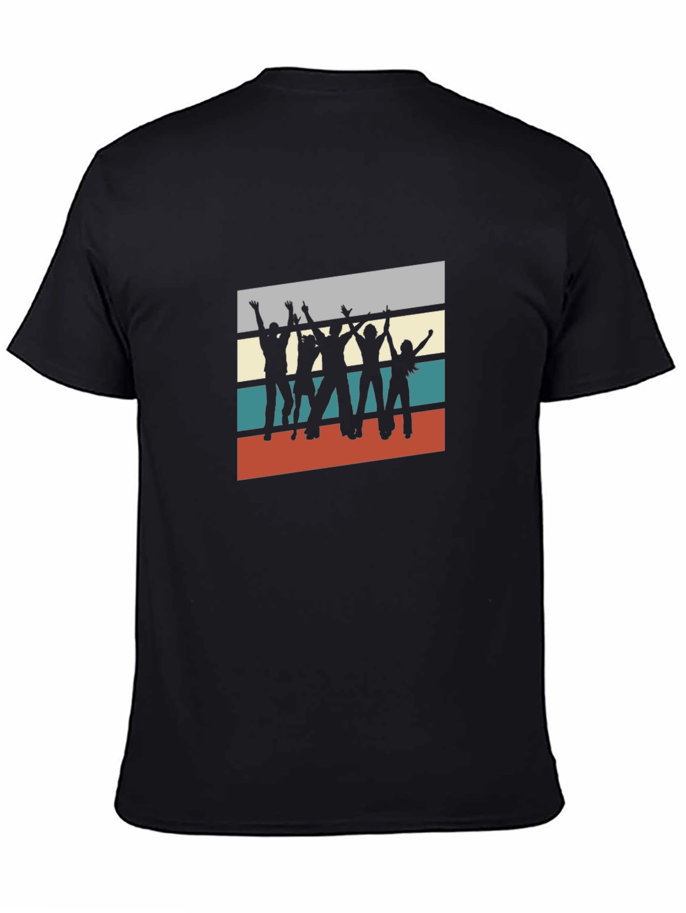 Retro Silhouette Band T-Shirt