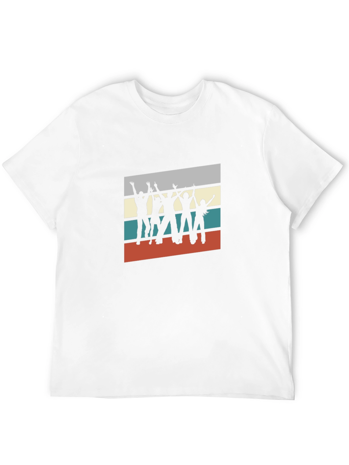 Retro Silhouette Band T-Shirt