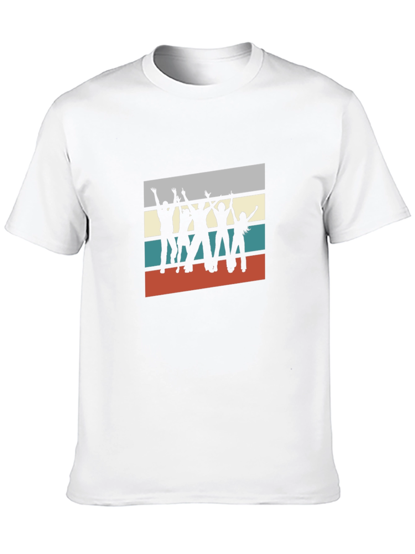 Retro Silhouette Band T-Shirt