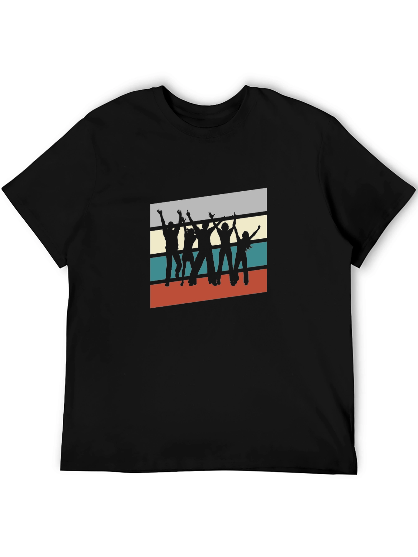 Retro Silhouette Band T-Shirt