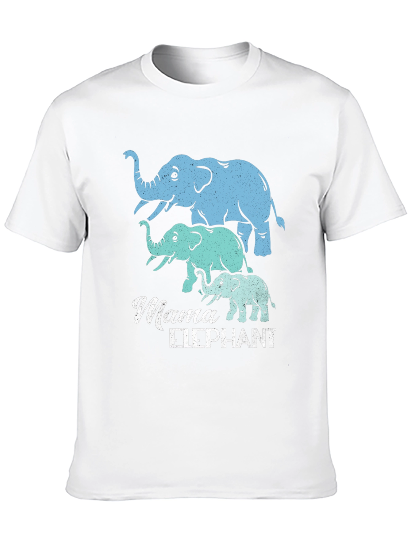 Mama Elephant T-Shirt - Cute Family Matching Tee