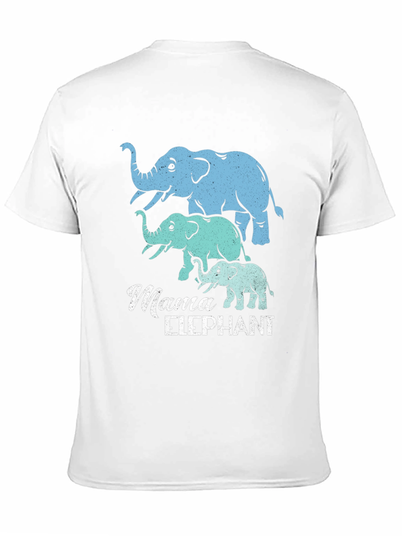 Mama Elephant T-Shirt - Cute Family Matching Tee