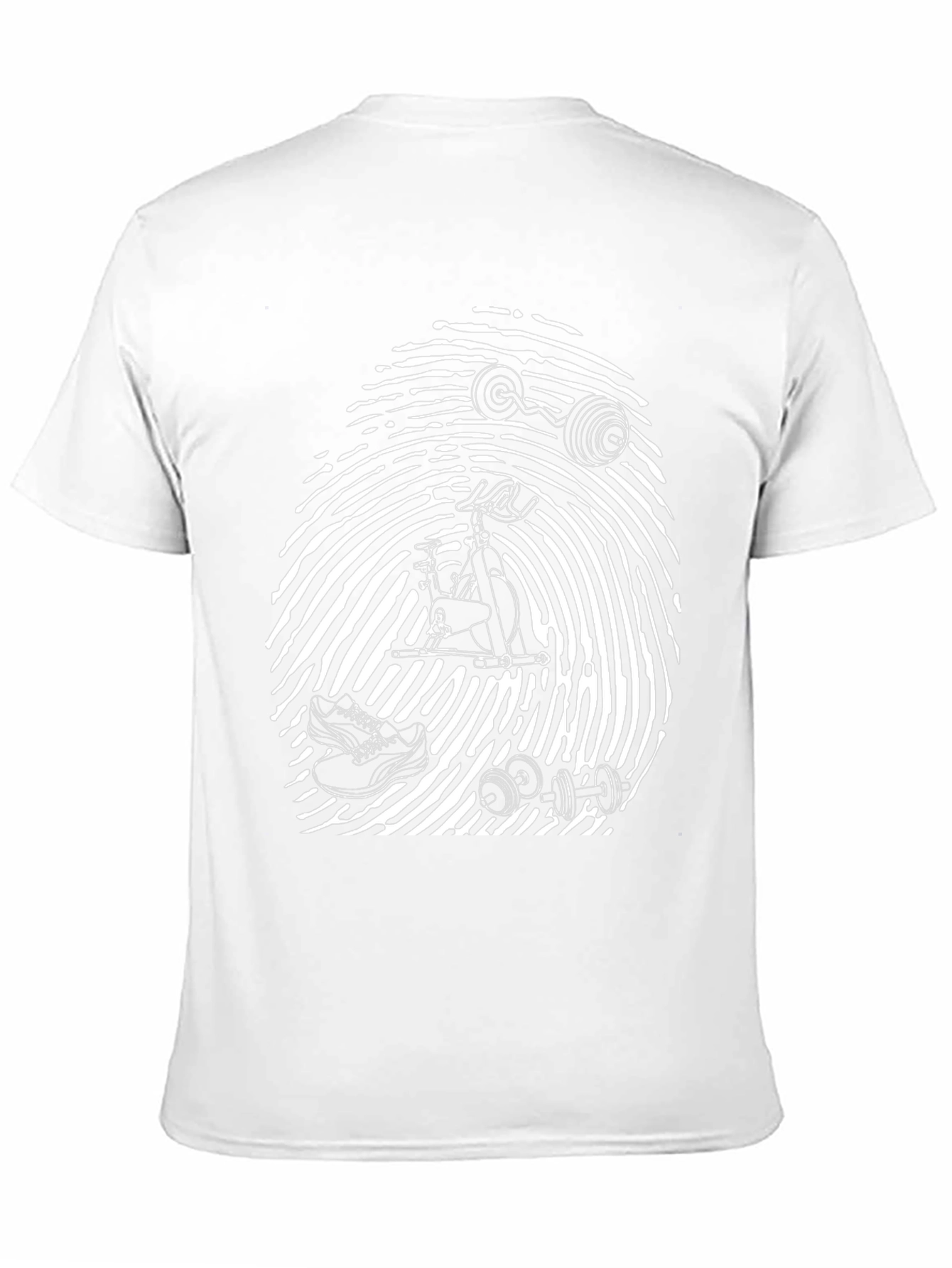 Gym Rat Fingerprint T-Shirt: Workout Style