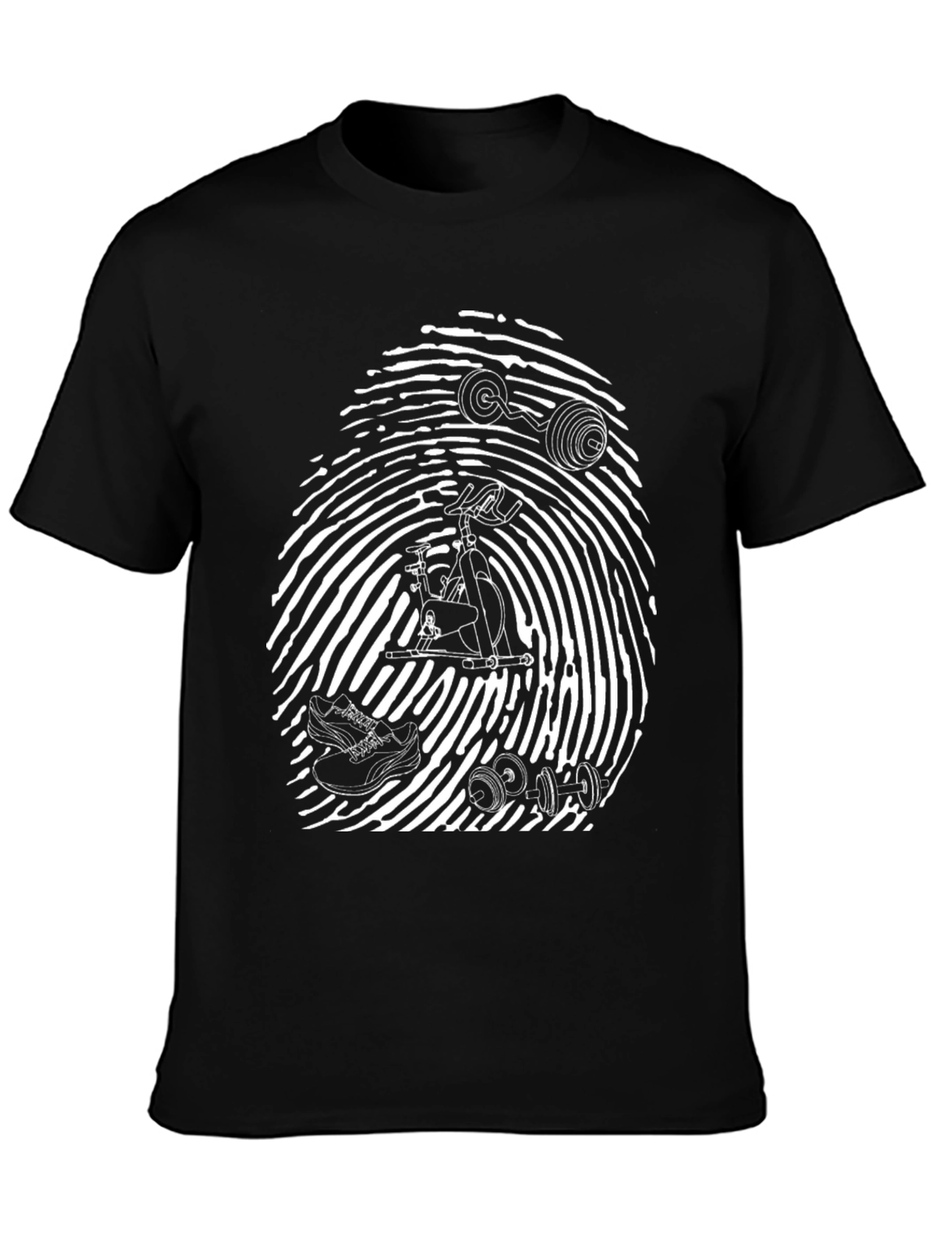 Gym Rat Fingerprint T-Shirt: Workout Style