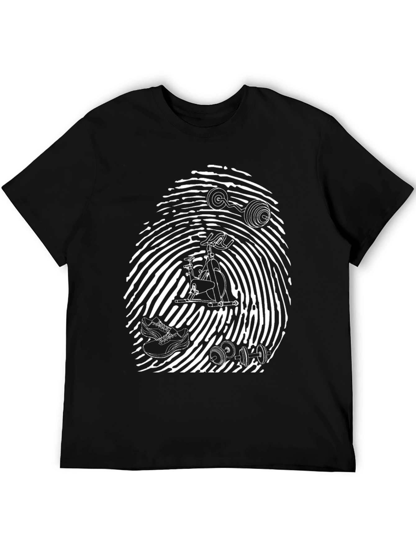 Gym Rat Fingerprint T-Shirt: Workout Style