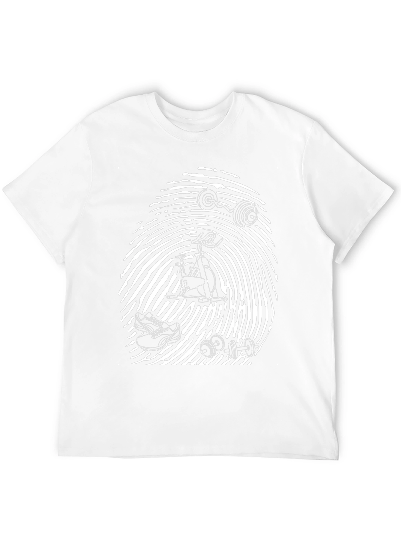 Gym Rat Fingerprint T-Shirt: Workout Style