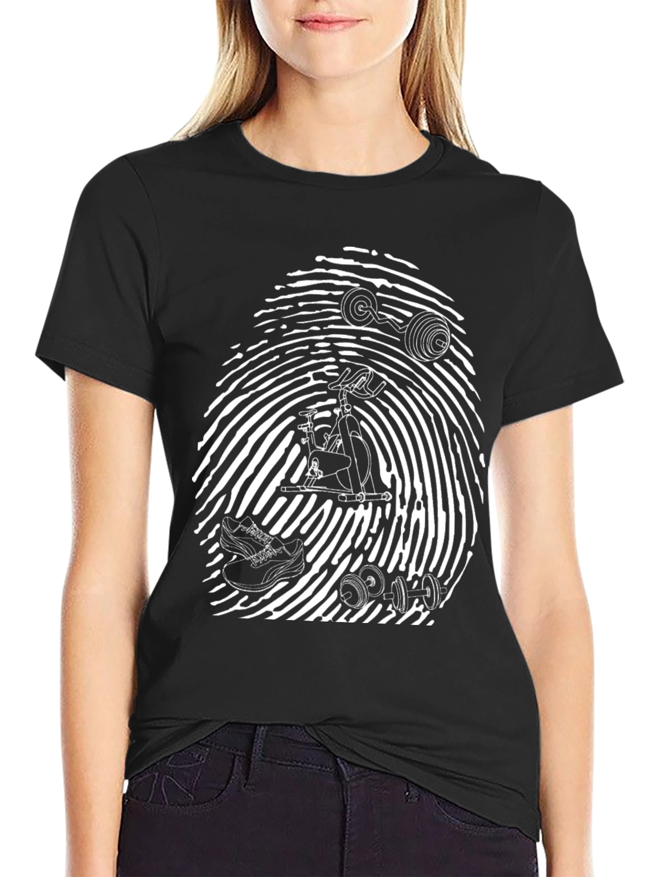Gym Rat Fingerprint T-Shirt: Workout Style