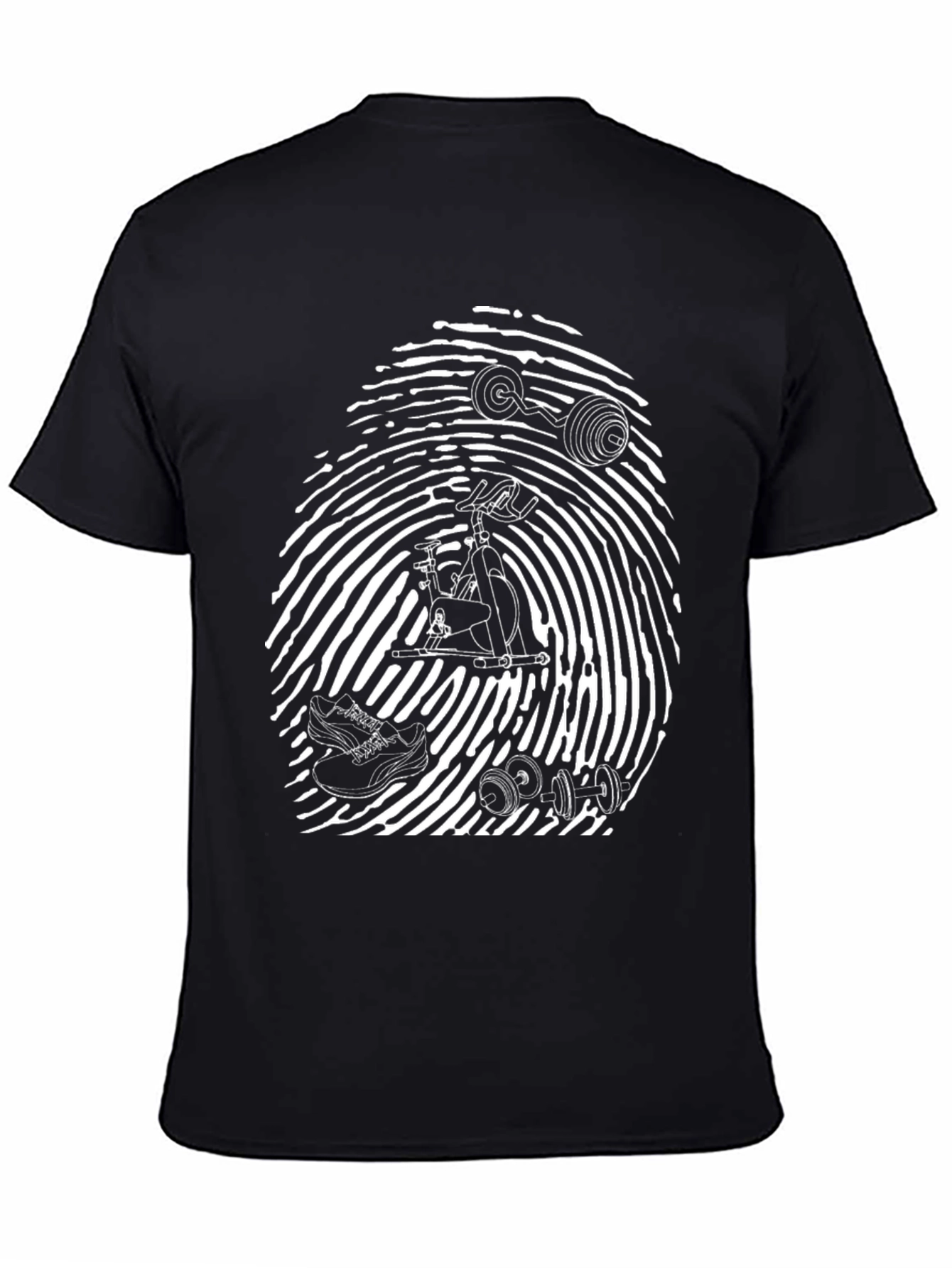 Gym Rat Fingerprint T-Shirt: Workout Style