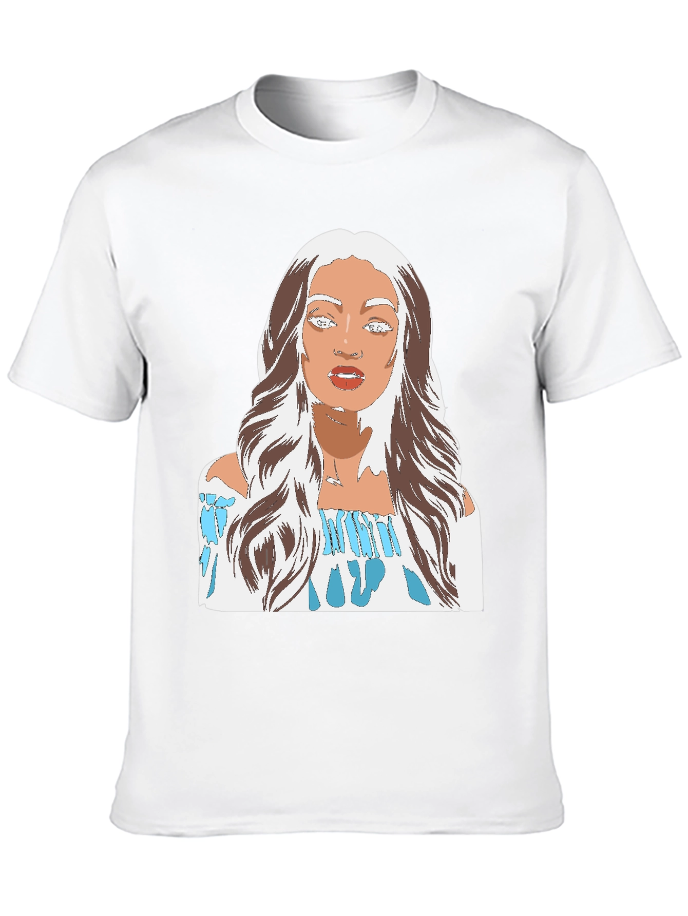 Woman Portrait Graphic Tee - Stylish Casual Wear