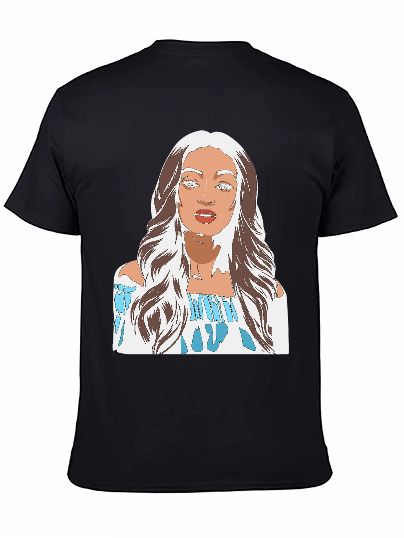 Woman Portrait Graphic Tee - Stylish Casual Wear