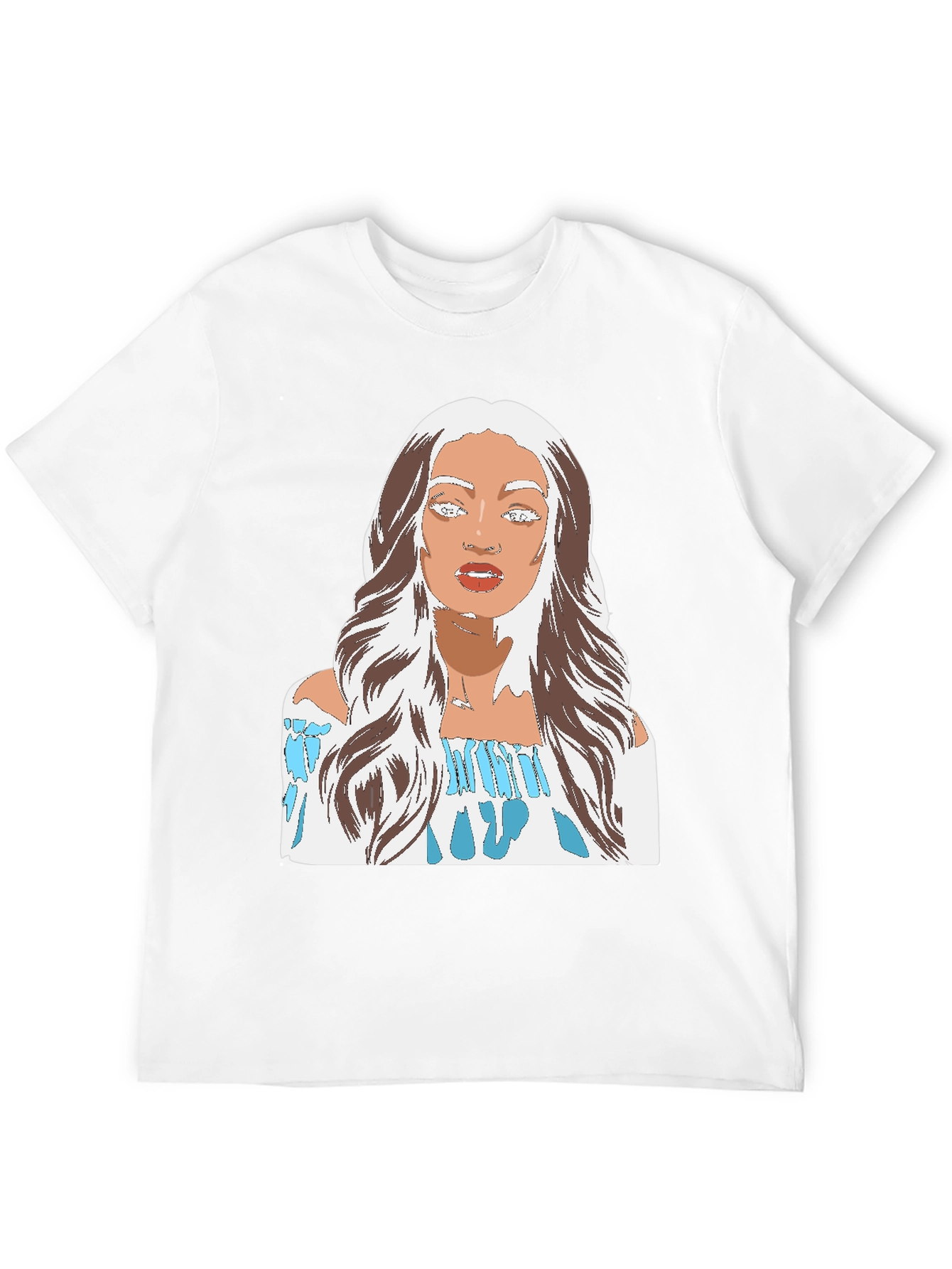 Woman Portrait Graphic Tee - Stylish Casual Wear