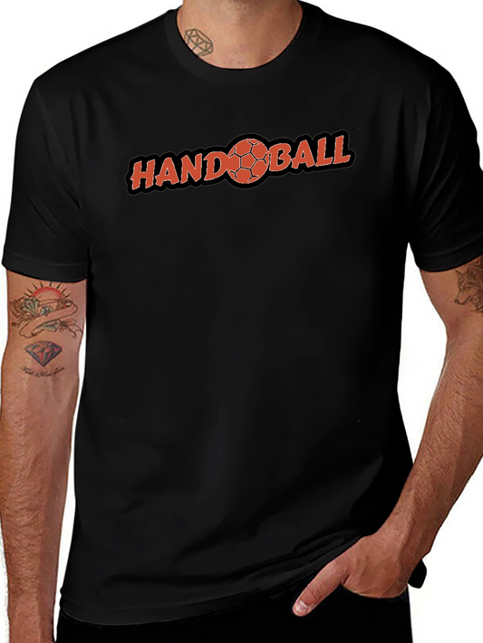Handball Graphic Tee - Black