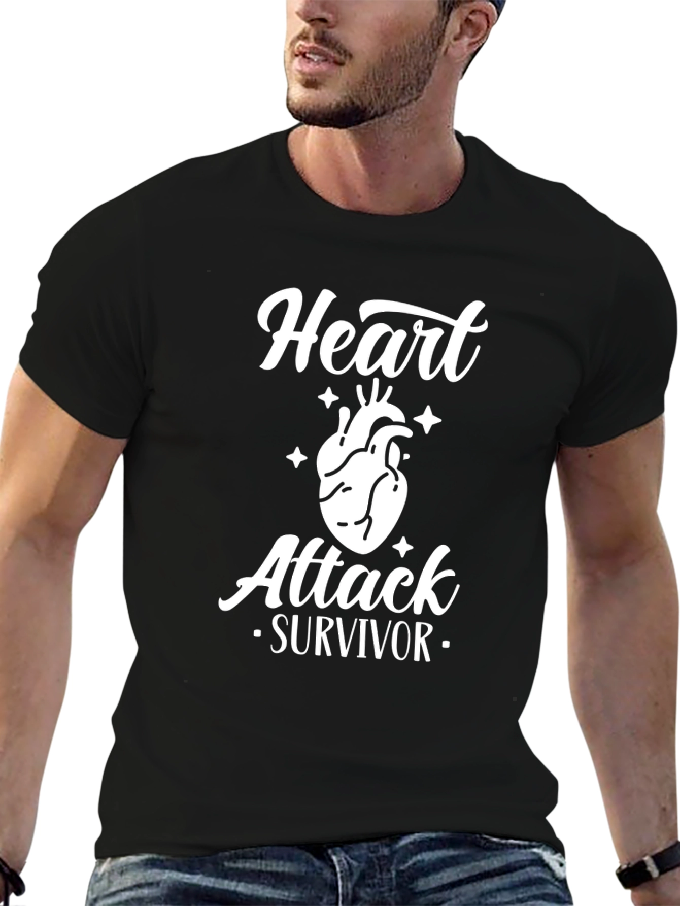 Heart Attack Survivor Graphic Tee