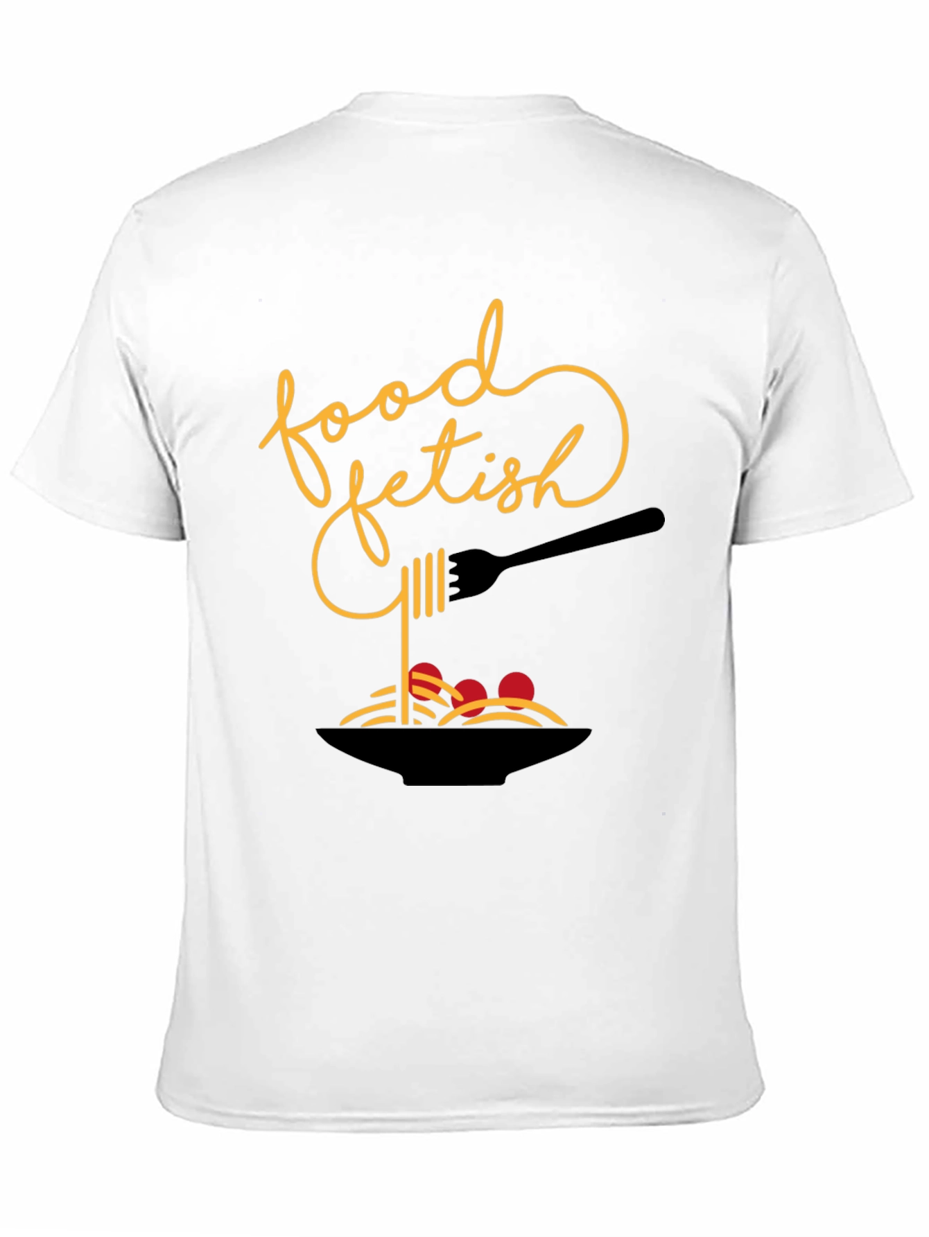 Food Fetish Graphic Tee - Black Casual Shirt