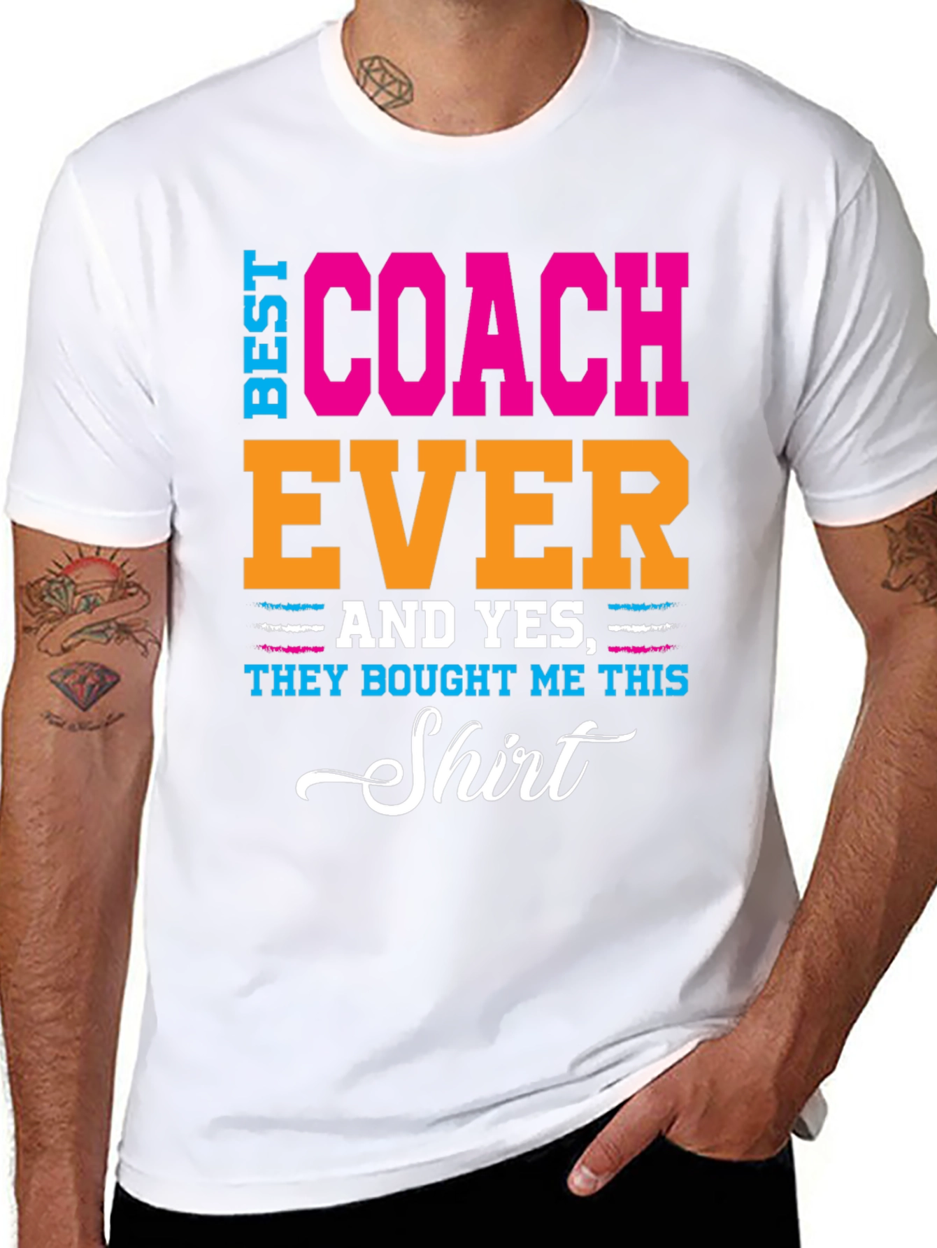 Best Coach Ever T-Shirt - Gift Idea