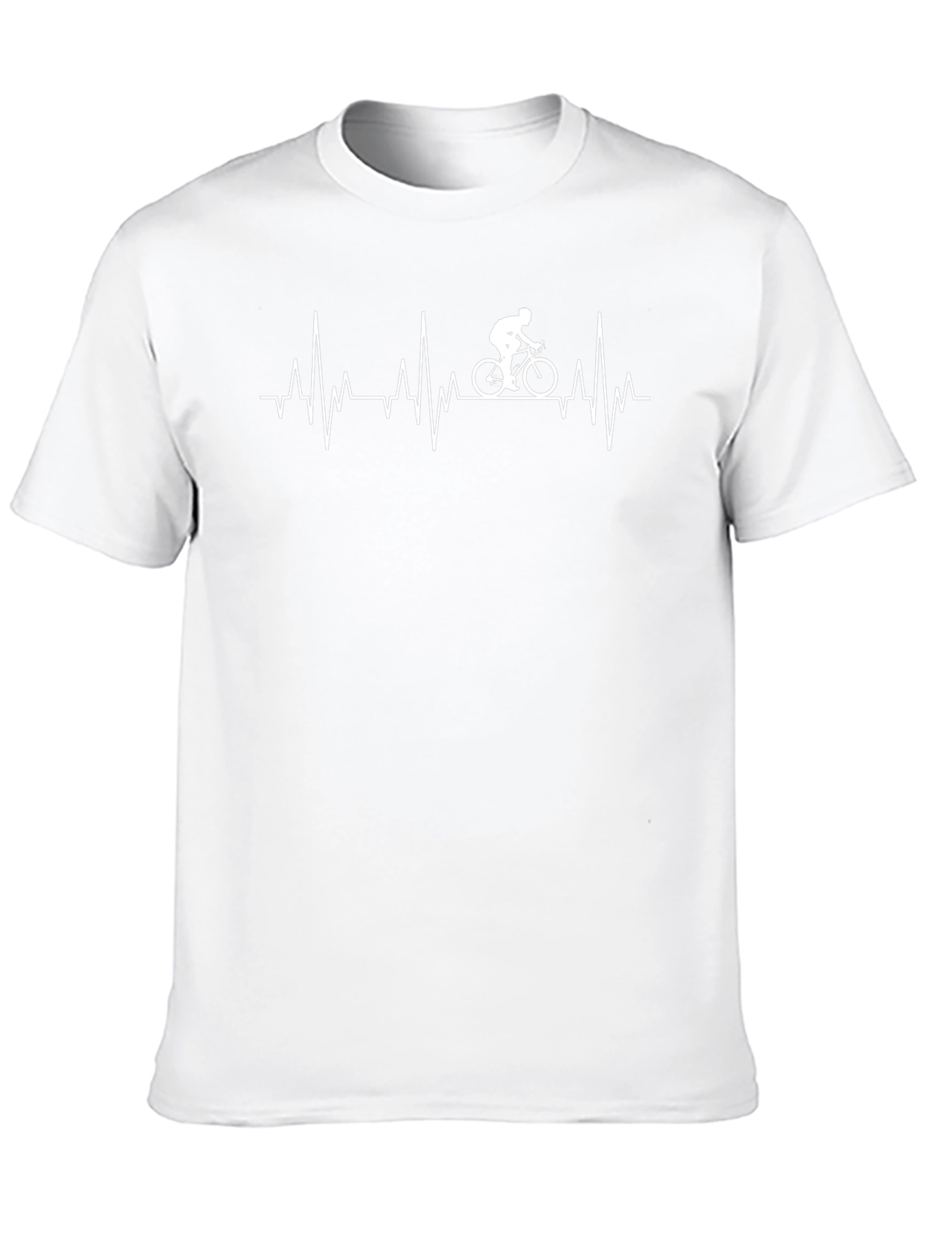 Cycling Heartbeat T-Shirt - Ride Your Passion
