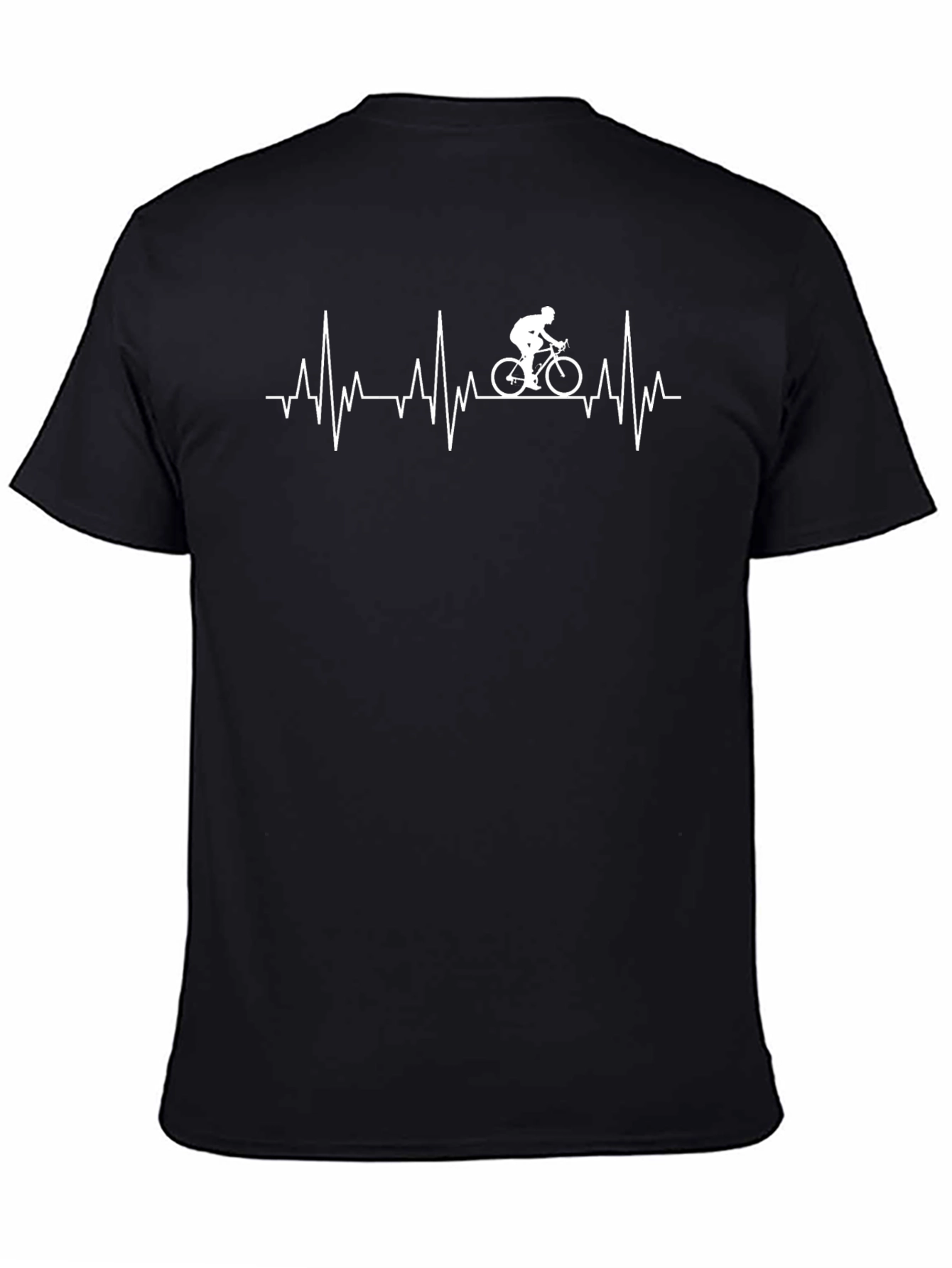 Cycling Heartbeat T-Shirt - Ride Your Passion