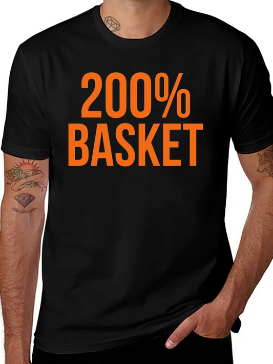 200% Basket Black T-Shirt