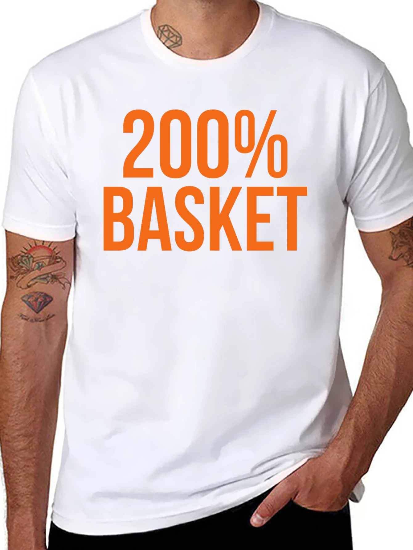 200% Basket Black T-Shirt