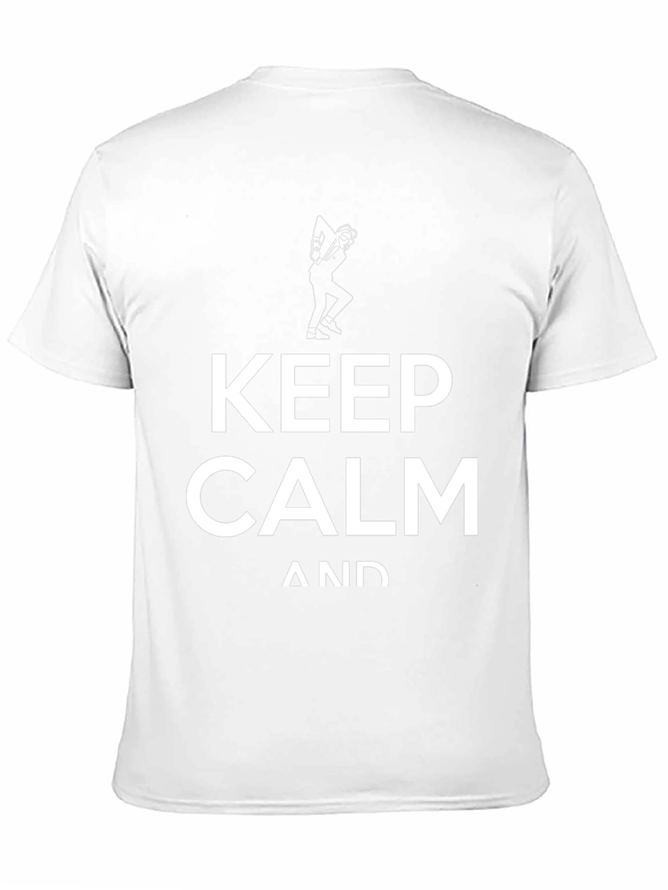 Keep Calm Graphic Black T-Shirt