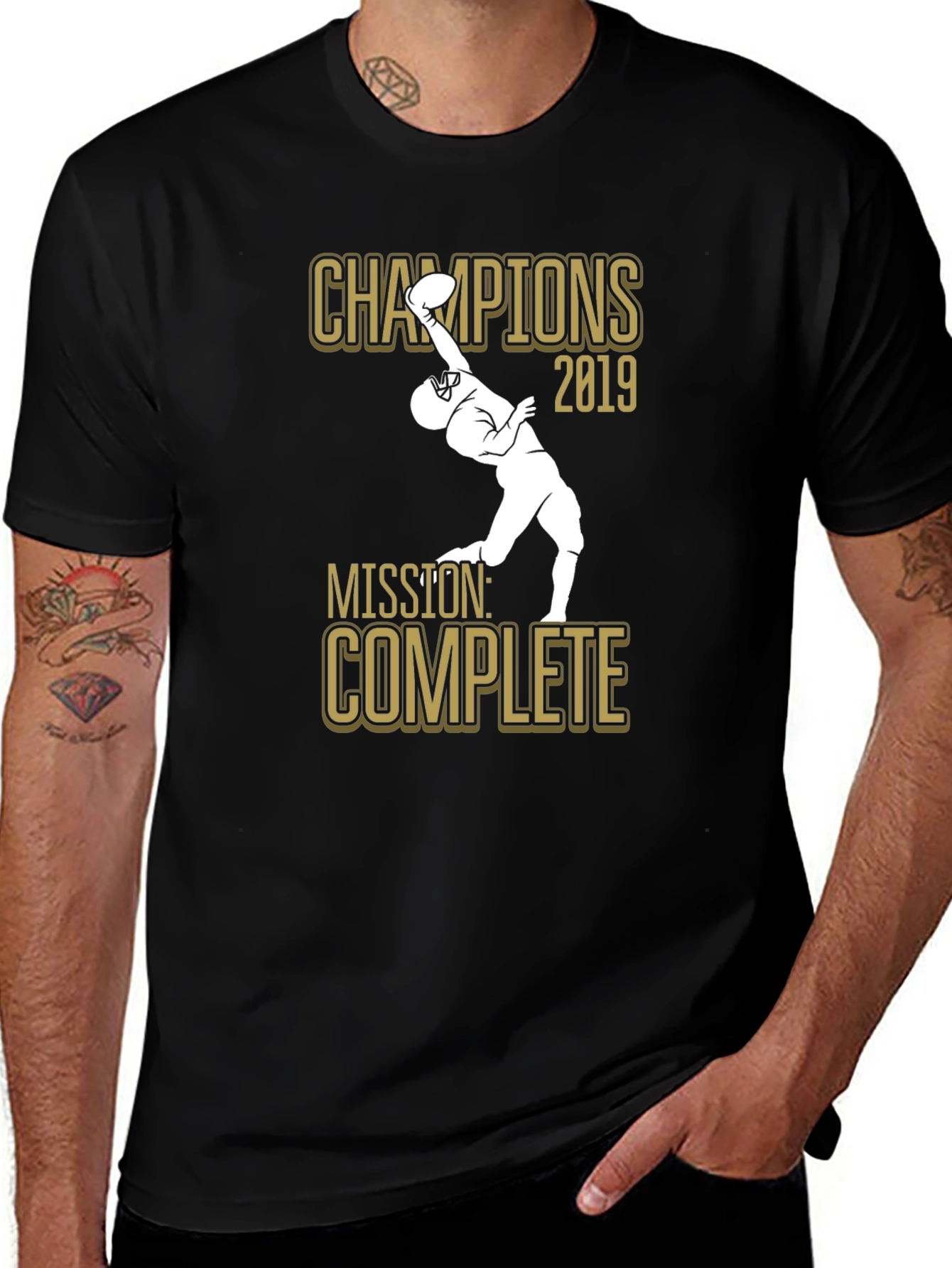 Champions 2019 Mission Complete T-Shirt