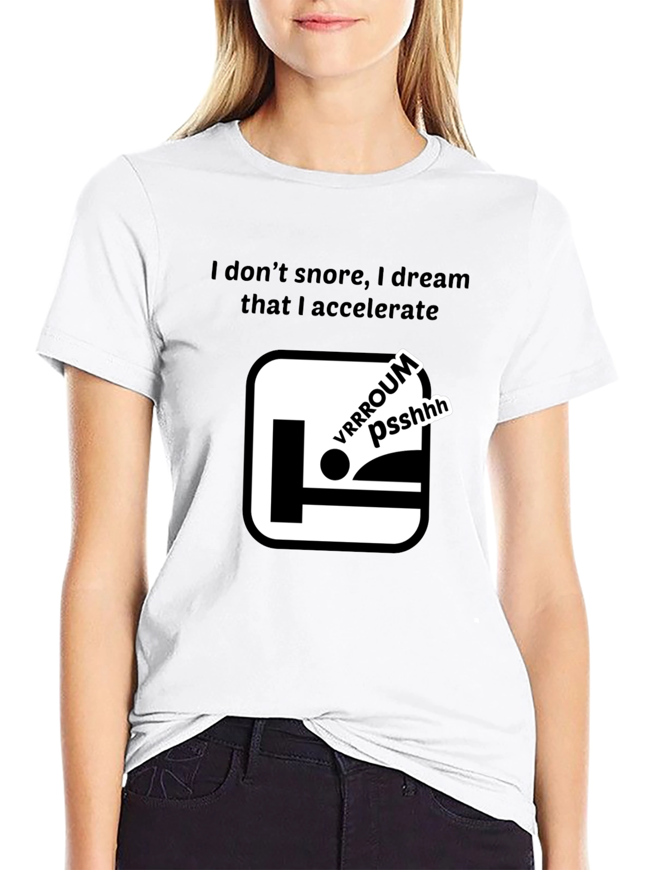 Dreaming of Speed T-Shirt - Funny Snoring Tee