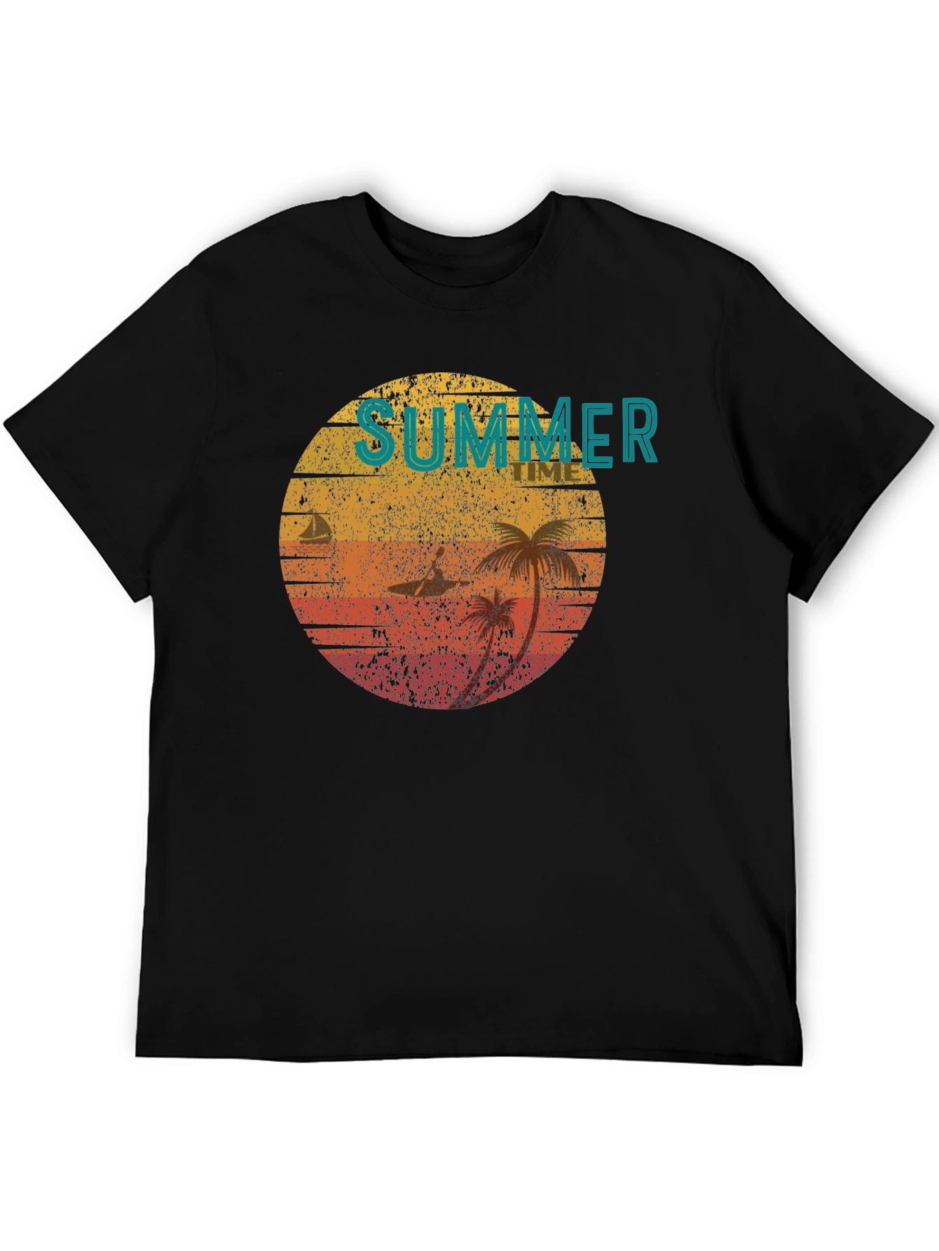 Retro Summer Time Beach T-Shirt